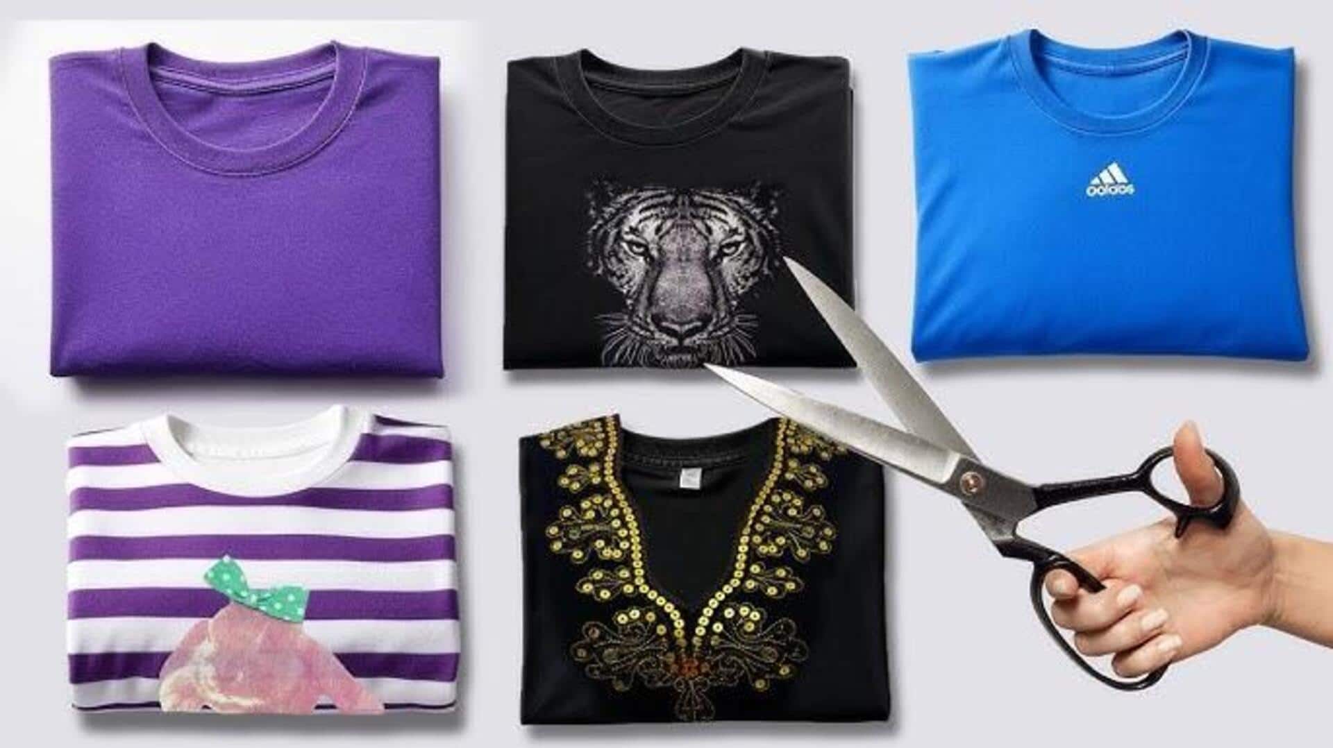 เปลี่ยนเสื้อยืดเก่าให้กลายเป็นของใช้สุดคุ้มค่า