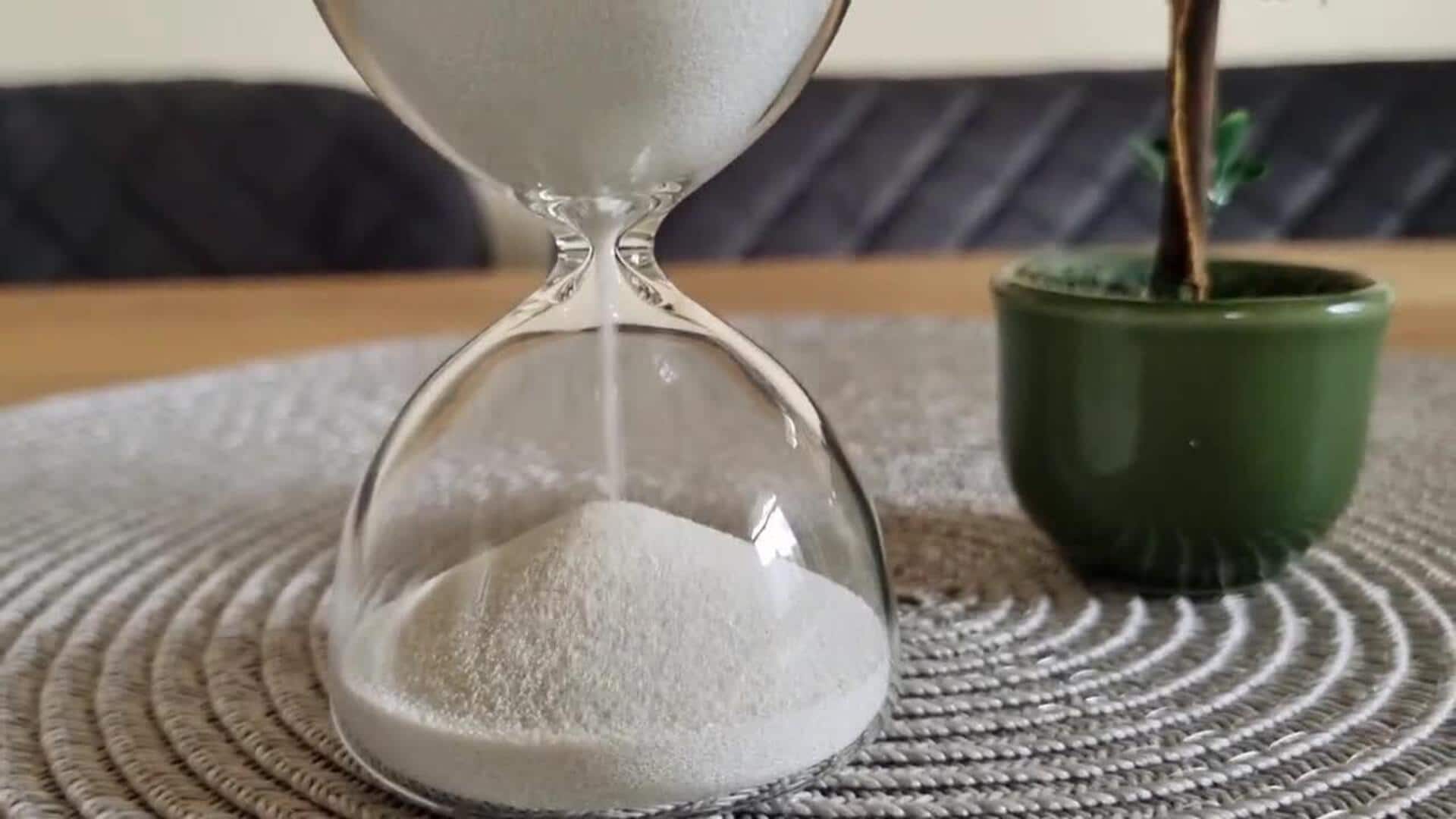 นาฬิกาทราย: เครื่องมือเปลี่ยนแปลงนิสัยในบ้าน