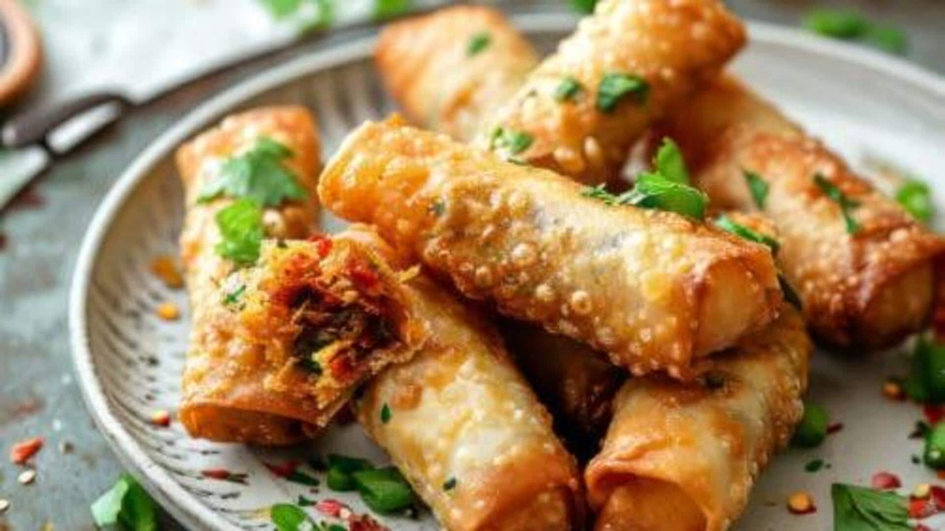 สูตรทำปอเปี๊ยะผักสด เพิ่มสีสันด้วยดอกไม้กินได้