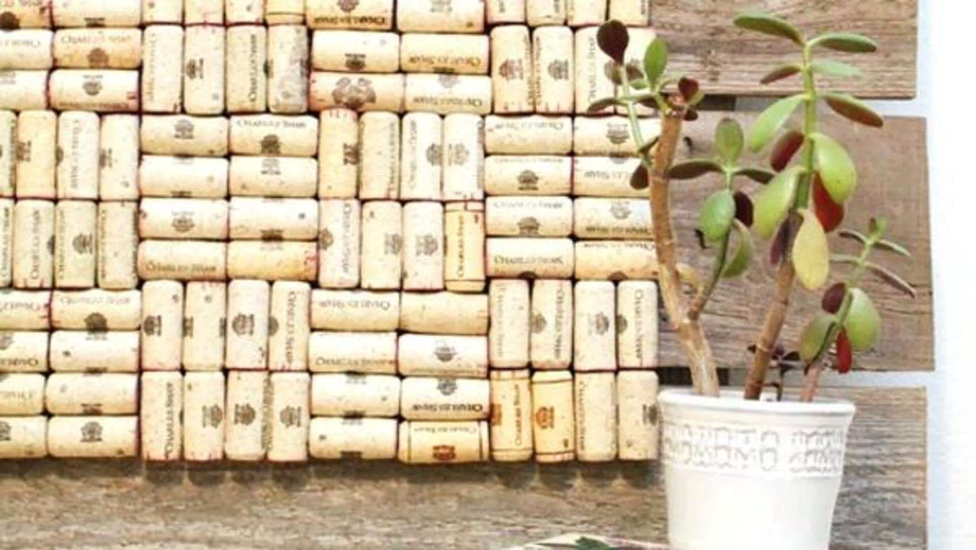 ไอเดียรีไซเคิล: เปลี่ยนจุกไวน์เป็นบอร์ดปักหมุดสุดชิค