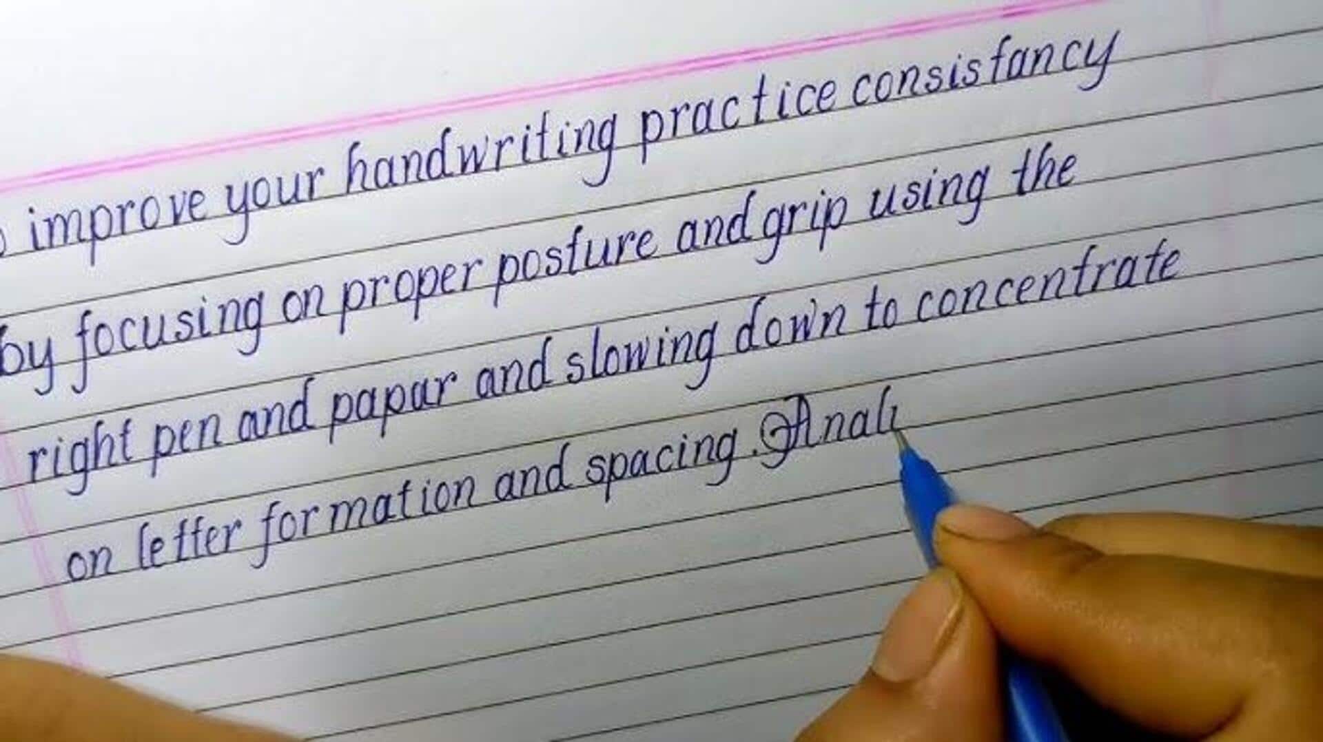 ฝึกคัดลายมือเพื่อเสริมสมาธิและความสงบใจ
