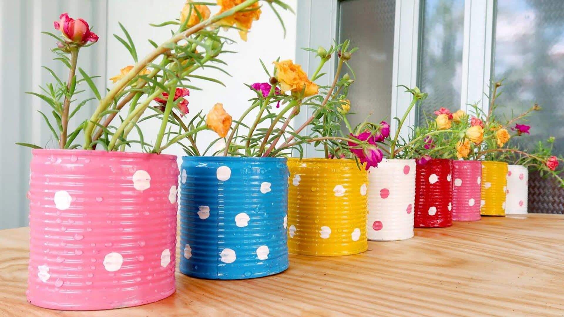 รีไซเคิลกล่องนมเหลือใช้เป็นกระถางต้นไม้สุดประหยัด