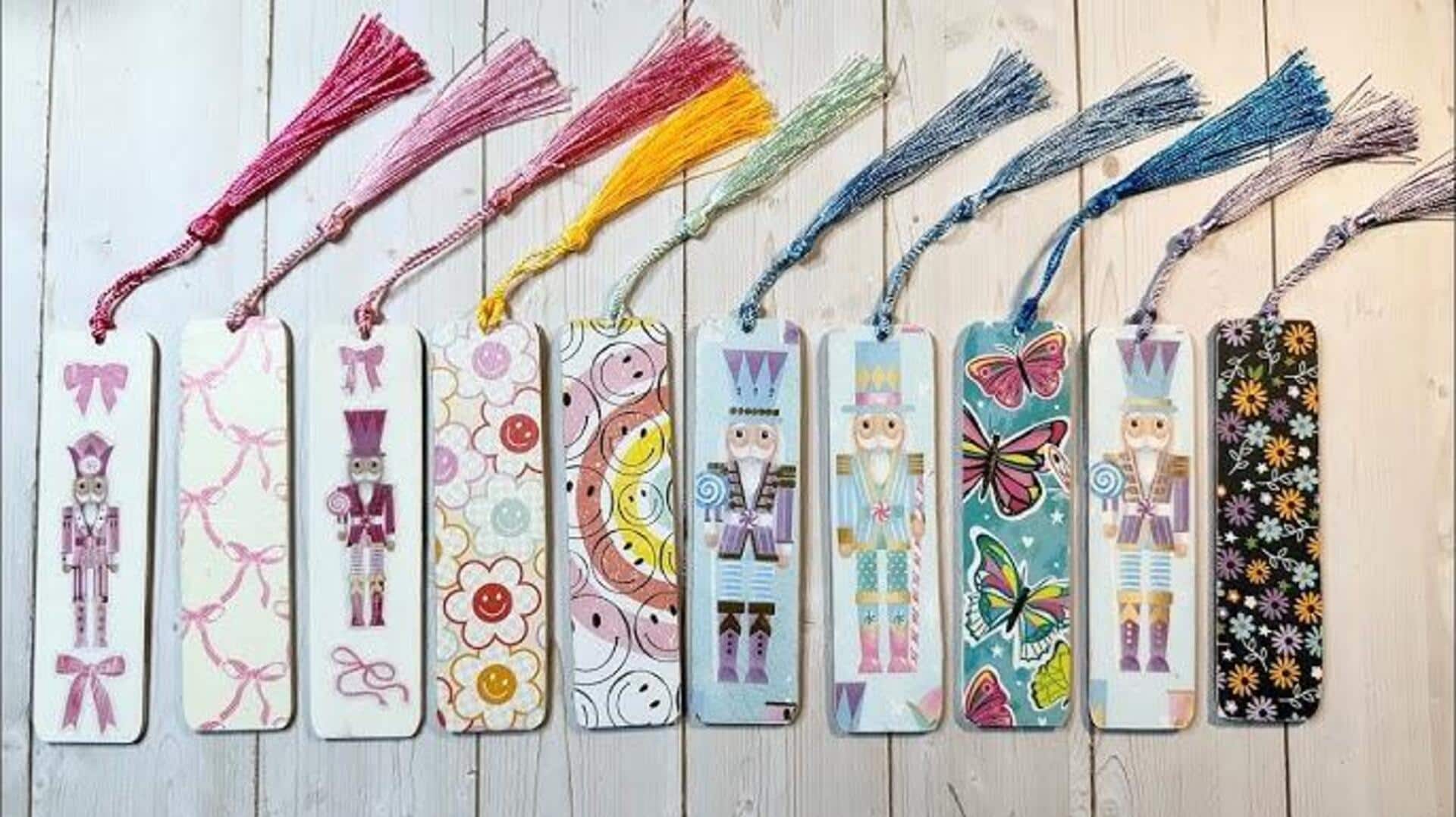 ที่คั่นหนังสือแบบประหยัดจากซองขนม