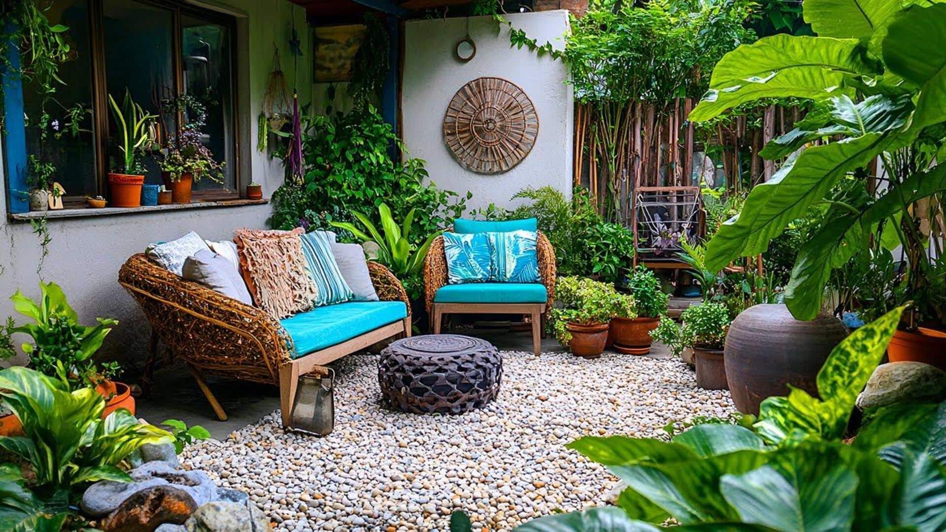 หินสวนธรรมดา กลายเป็นของแต่งบ้านสุดคุ้ม