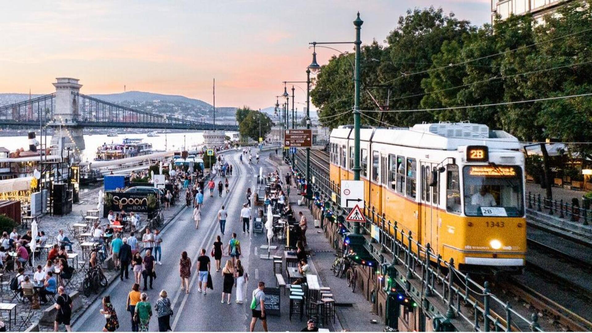 เส้นทางรถรางที่ดีที่สุดในบูดาเปสต์