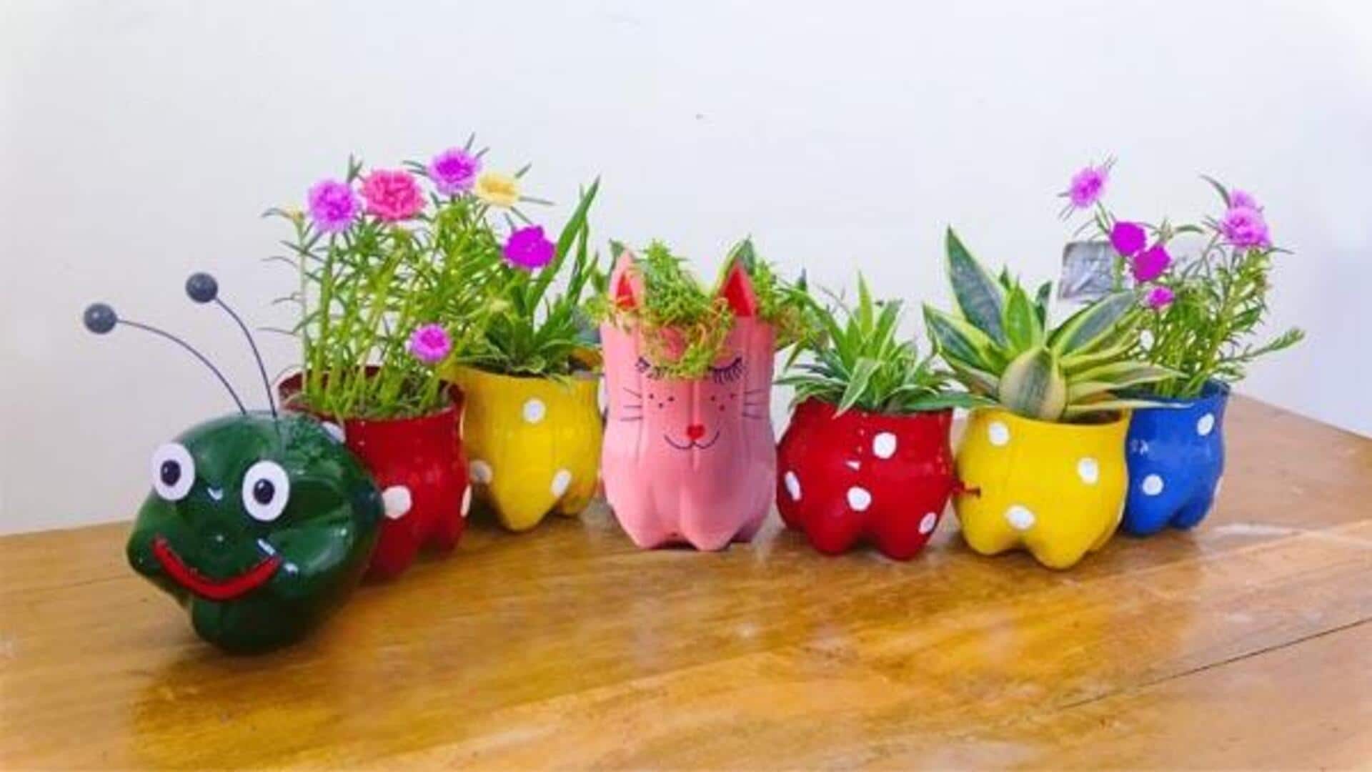 เปลี่ยนขวดพลาสติกเป็นของใช้ในบ้านราคาประหยัด