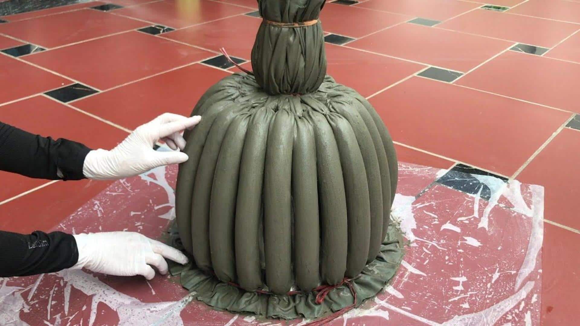 ไอเดียเปลี่ยนเศษผ้าเป็นกระถางต้นไม้สุดเก๋