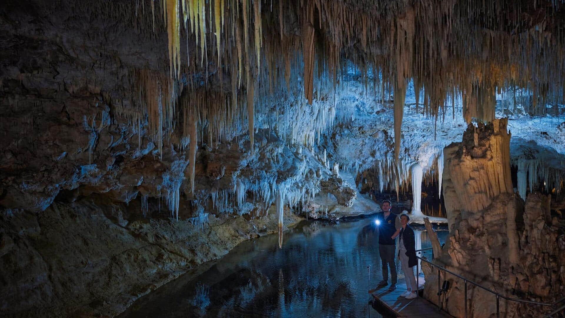 ถ้ำที่น่าทึ่งใกล้เมืองเพิร์ธ ประเทศออสเตรเลีย