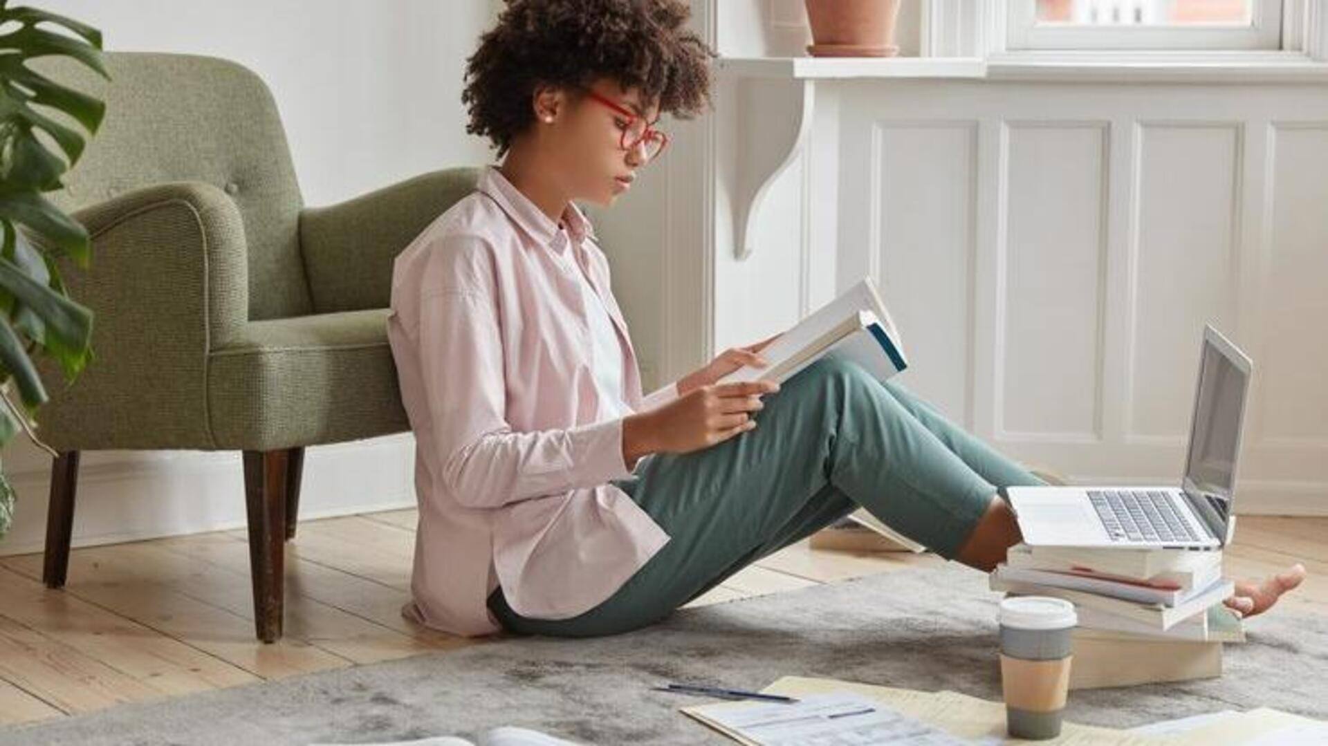 จัดมุมอ่านหนังสือเงียบๆ เพื่อช่วยเพิ่มสมาธิ