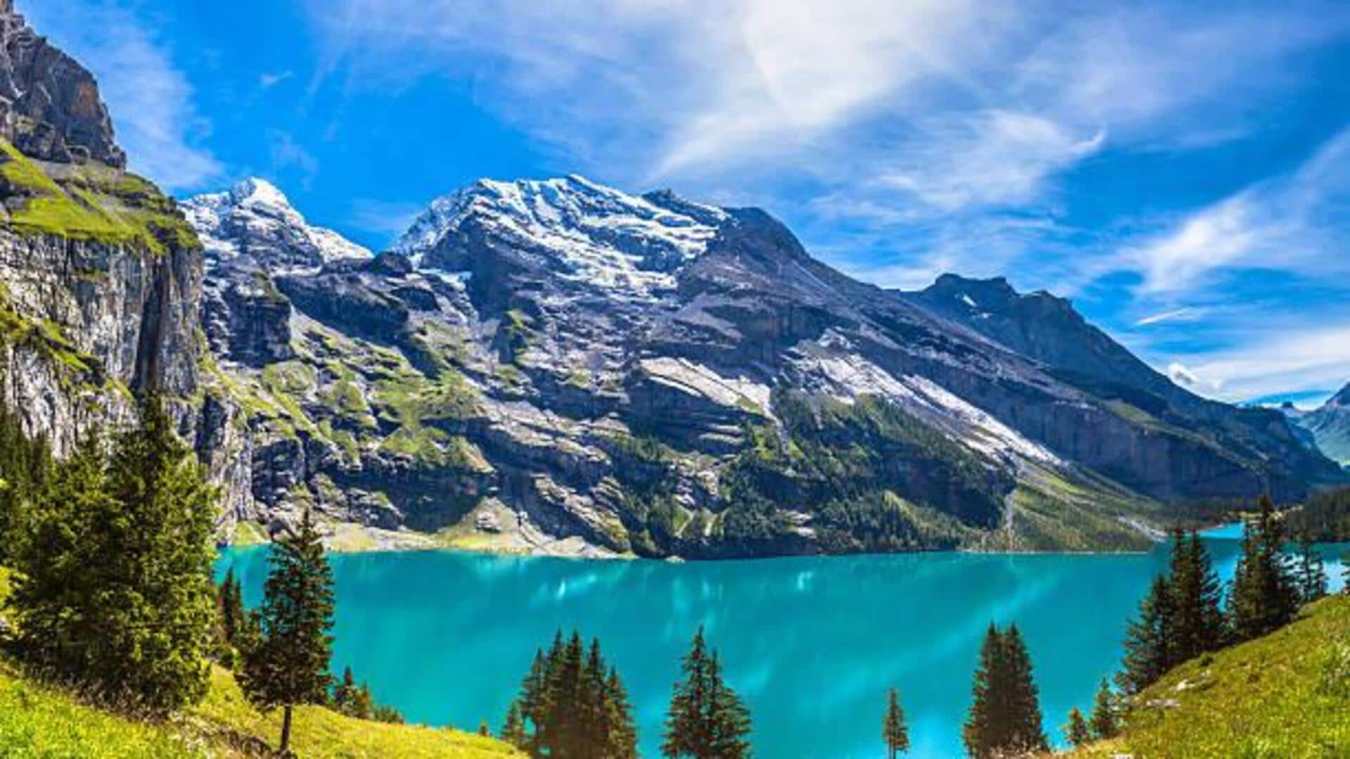 จุดชมวิวพาโนรามาอันงดงามกลางเทือกเขาแอลป์สวิตเซอร์แลนด์