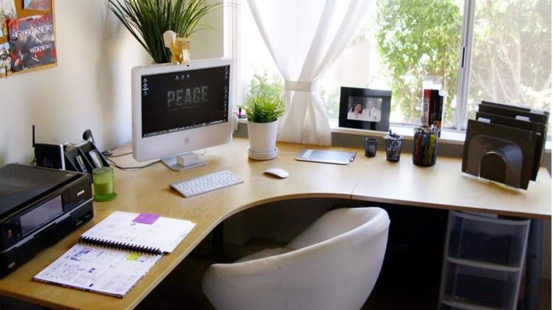 ปรับพื้นที่ทำงานให้สดใสด้วยการตกแต่งเพียง 5 นาที