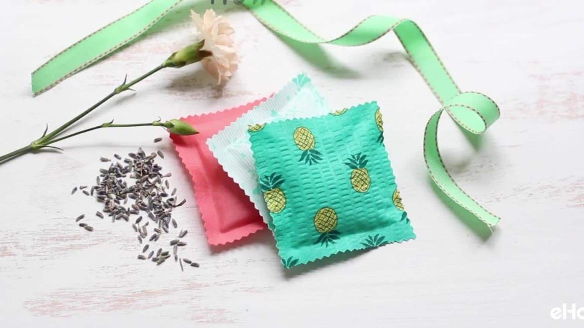 DIY ถุงหอมจากเศษผ้าเหลือใช้ DIY ถุงหอมจากเศษผ้าเหลือใช้