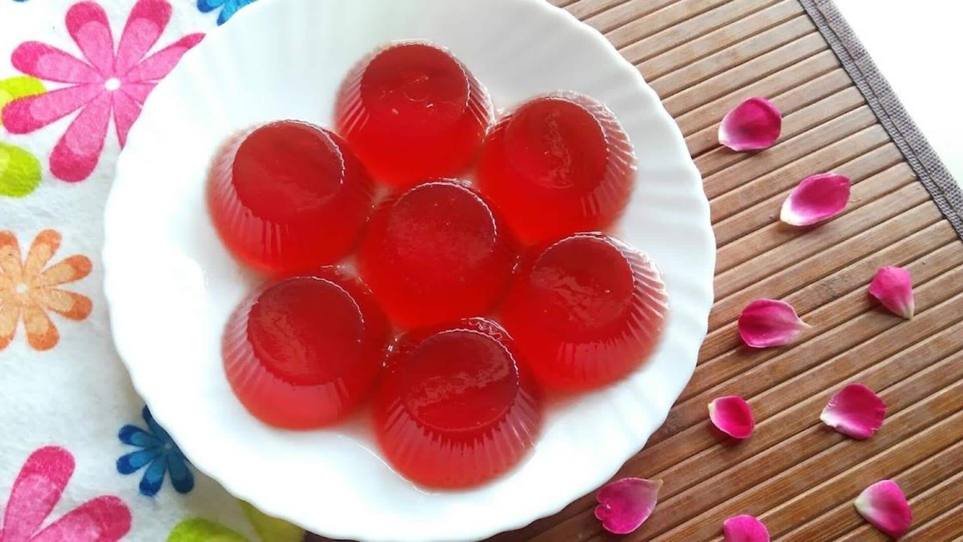 เจลลี่ดอกกระเจี๊ยบเปรี้ยวหวาน สูตรทำง่ายที่บ้าน