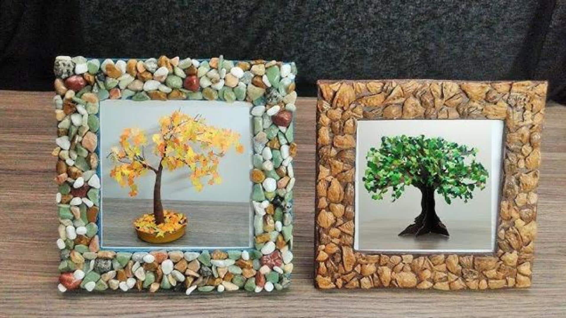 สร้างกรอบรูปแฟนตาซีจากกระดาษแข็งและสี