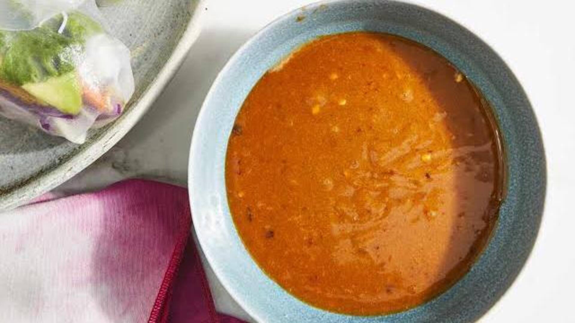 สูตรซอสถั่วลิสงมะขามเปียกรสจัดจ้านสไตล์ไทย