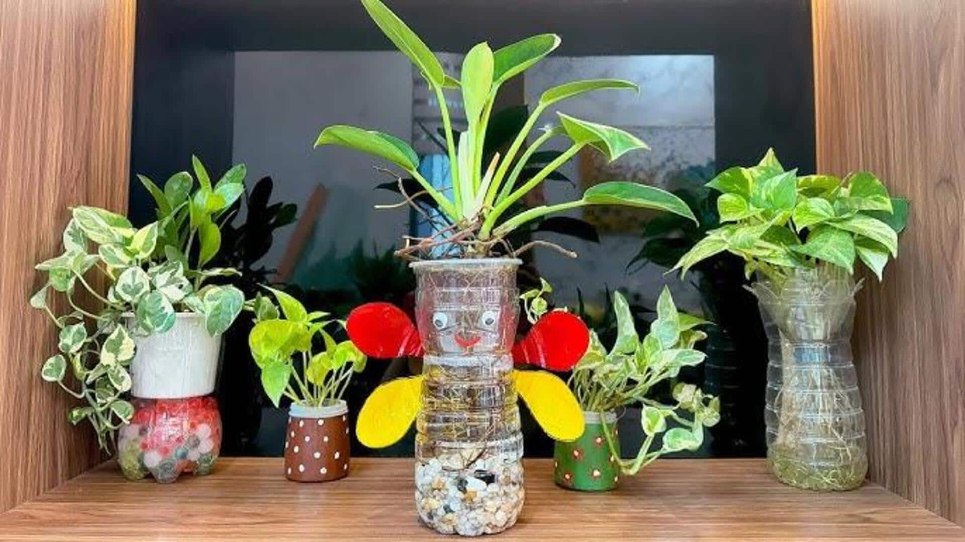 ทำสวนโต๊ะขนาดเล็กจากของใช้ในบ้านแบบง่ายๆ