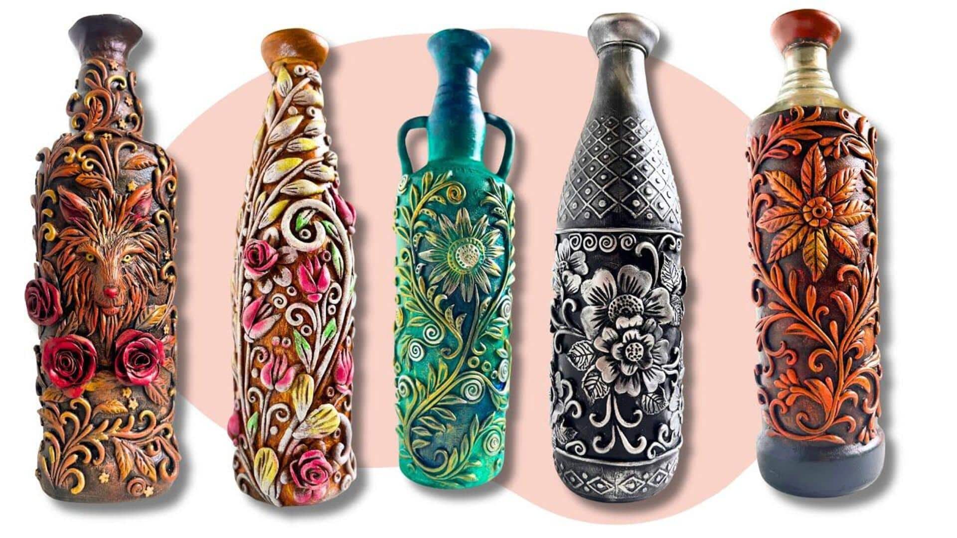 ไอเดียเปลี่ยนขวดแก้วเป็นแจกันแบบงบประหยัดในบ้าน