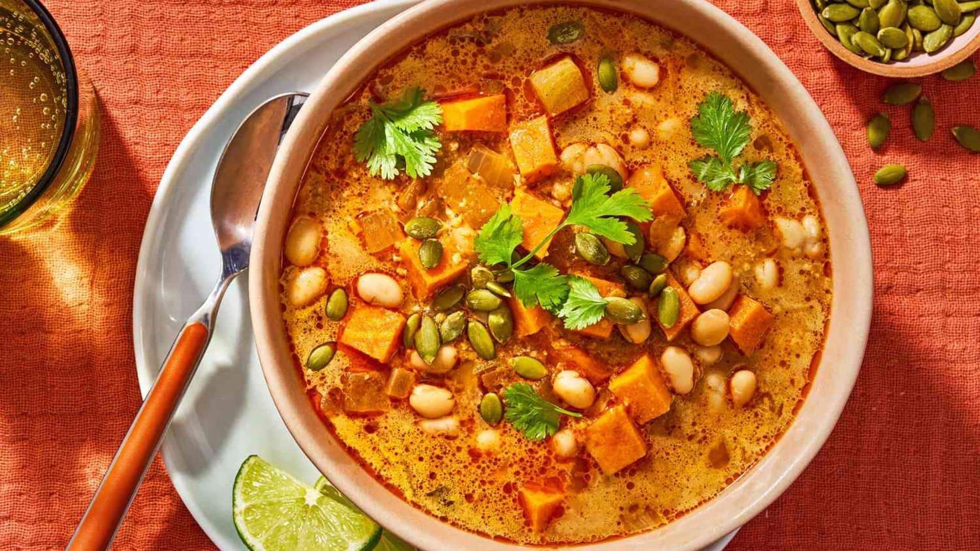 แกงมันเทศหัวไชเท้าใส่ถั่วลิสงคั่ว เมนูสุขภาพรสกลมกล่อม