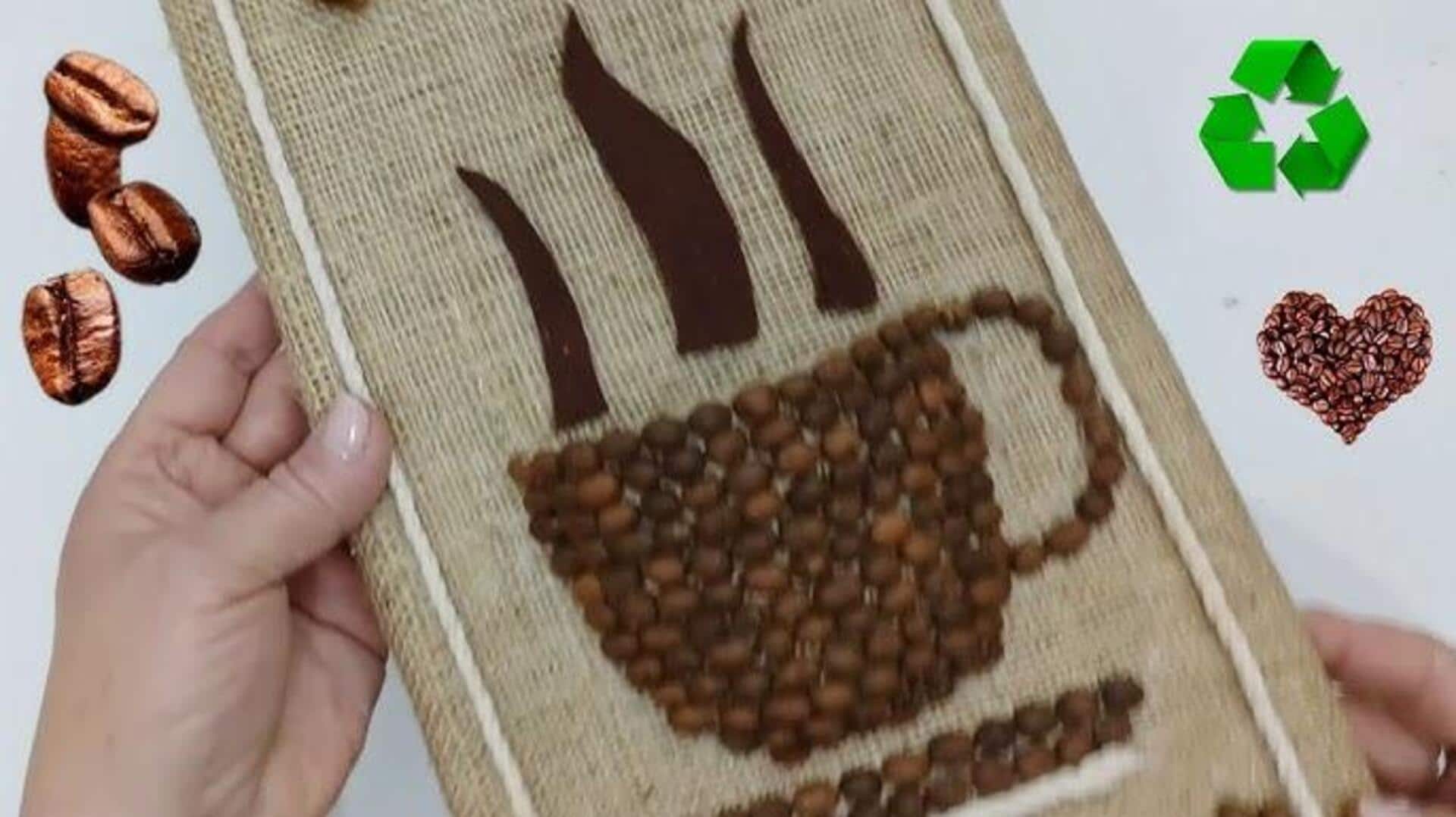 รีไซเคิลกากกาแฟให้กลายเป็นของตกแต่งบ้านสุดเก๋