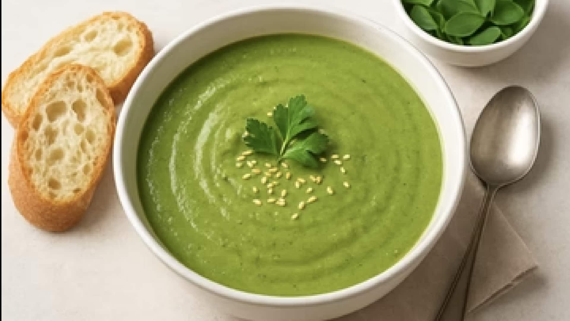 ซุปใบมะรุม เมนูสุขภาพจากพืชตระกูลถั่ว