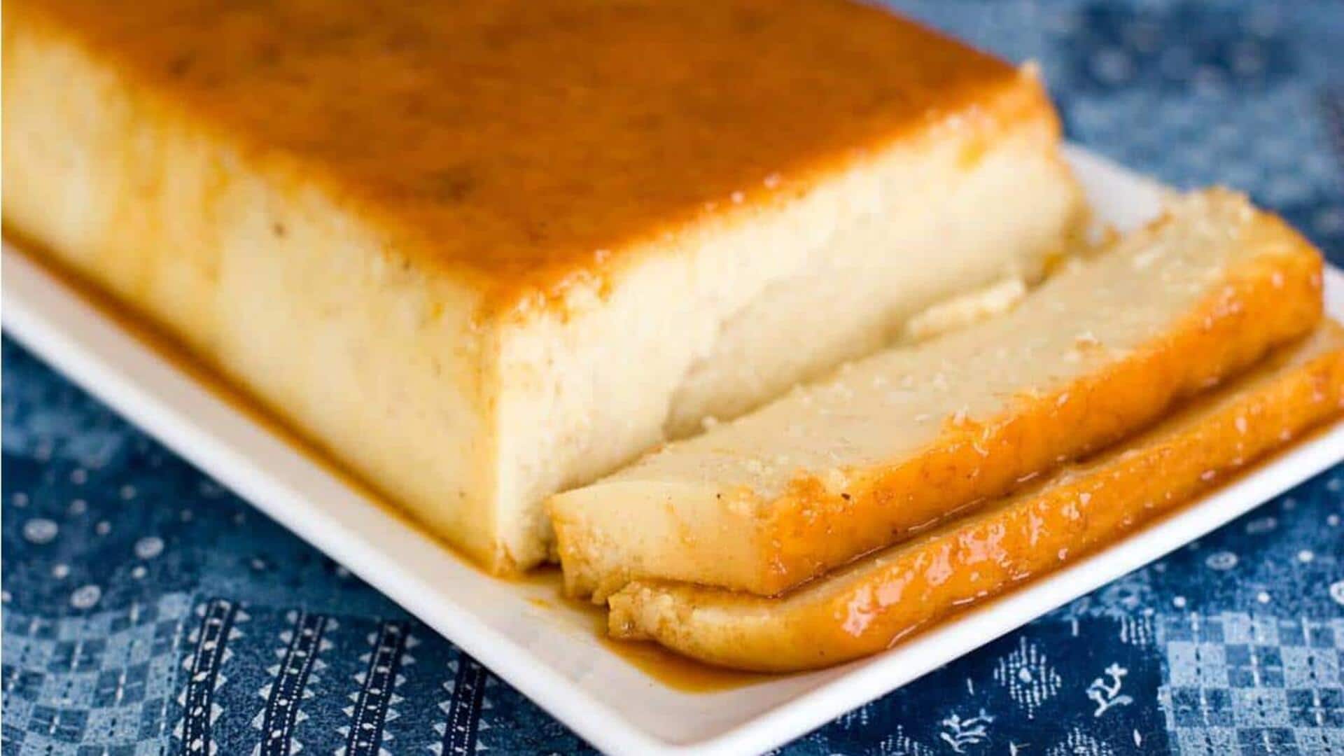 ทำพุดดิ้งกล้วยคาราเมลกับมะพร้าวขูด อร่อยฟินทุกคำ ทำพุดดิ้งกล้วยคาราเมลกับมะพร้าวขูด อร่อยฟินทุกคำ
