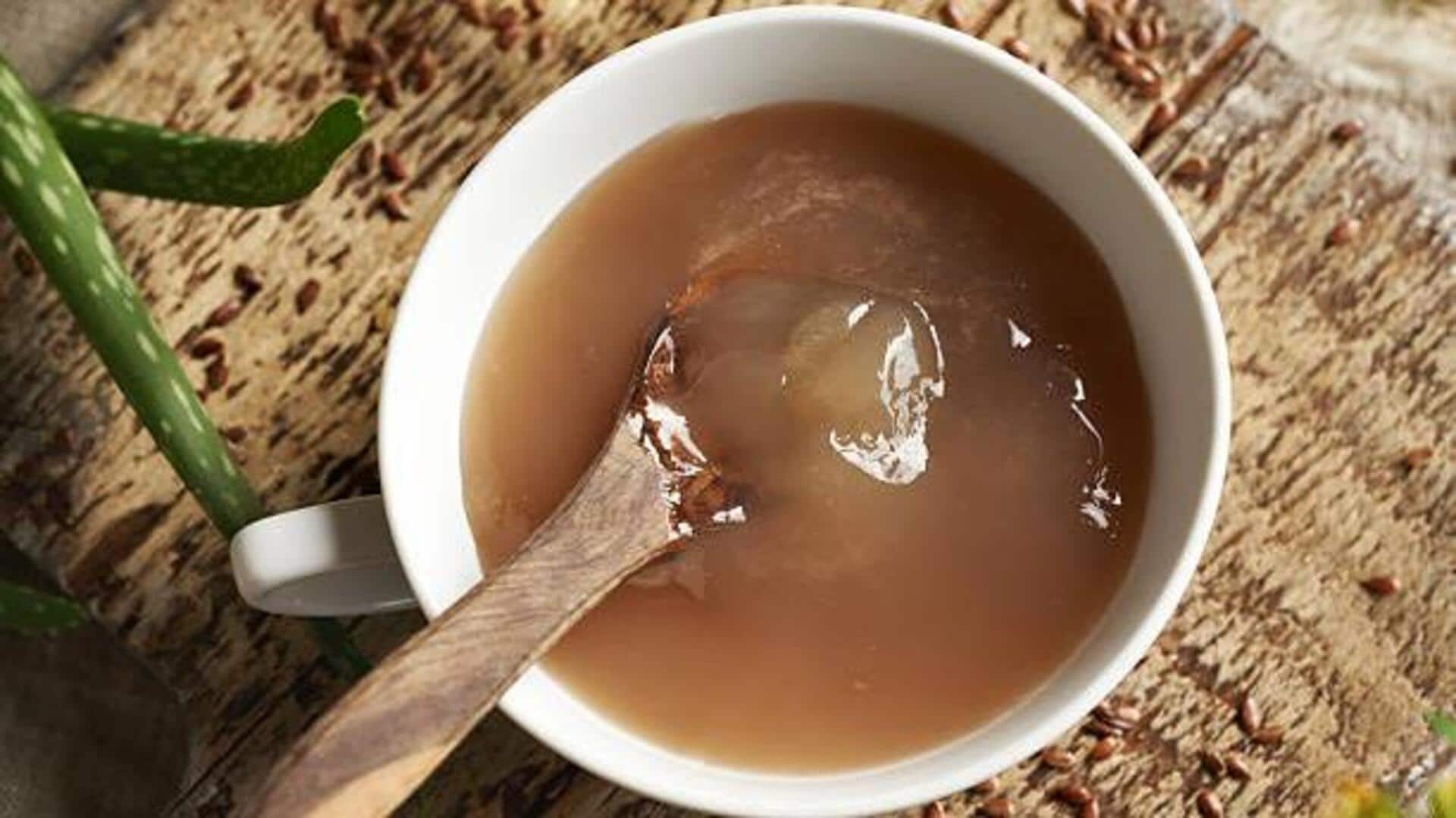 เจลเมล็ดแฟลกซ์ สูตรธรรมชาติเพื่อผมสวยเรียบลื่น