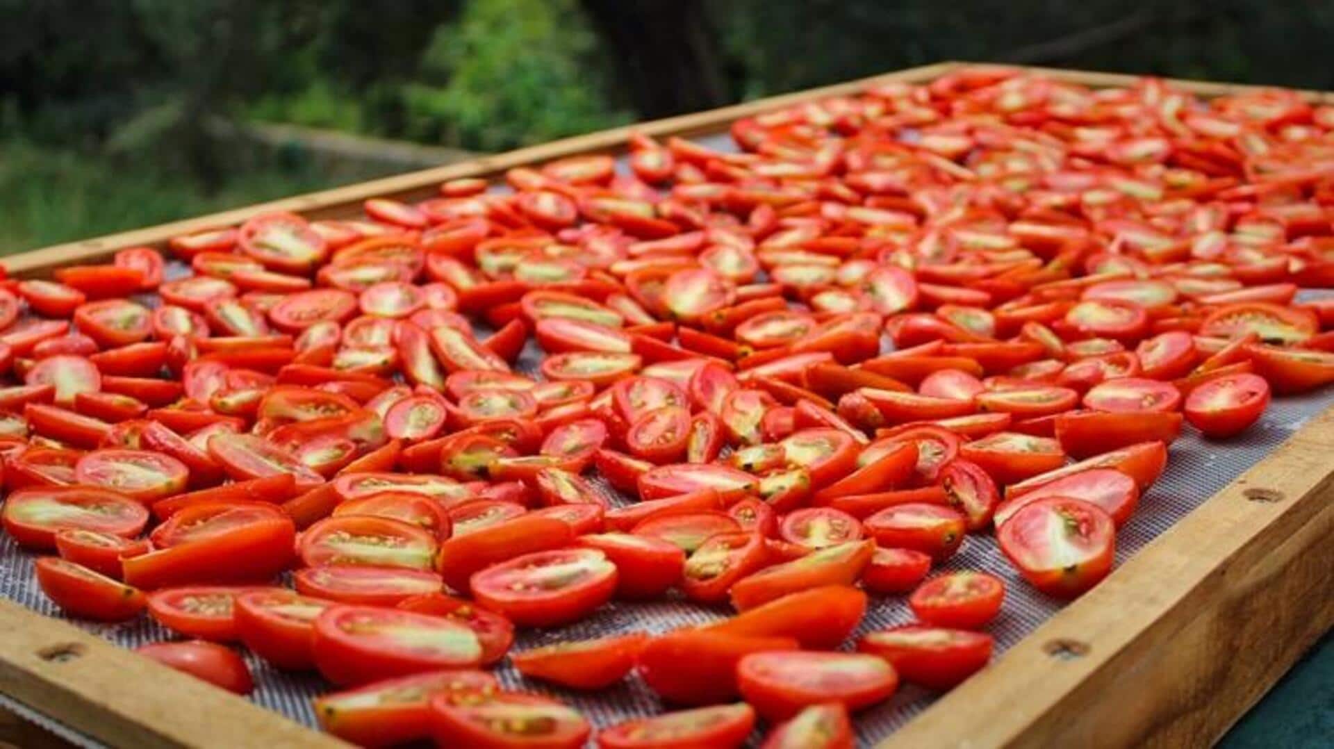 วิธีถนอมผักโดยการตากแดด