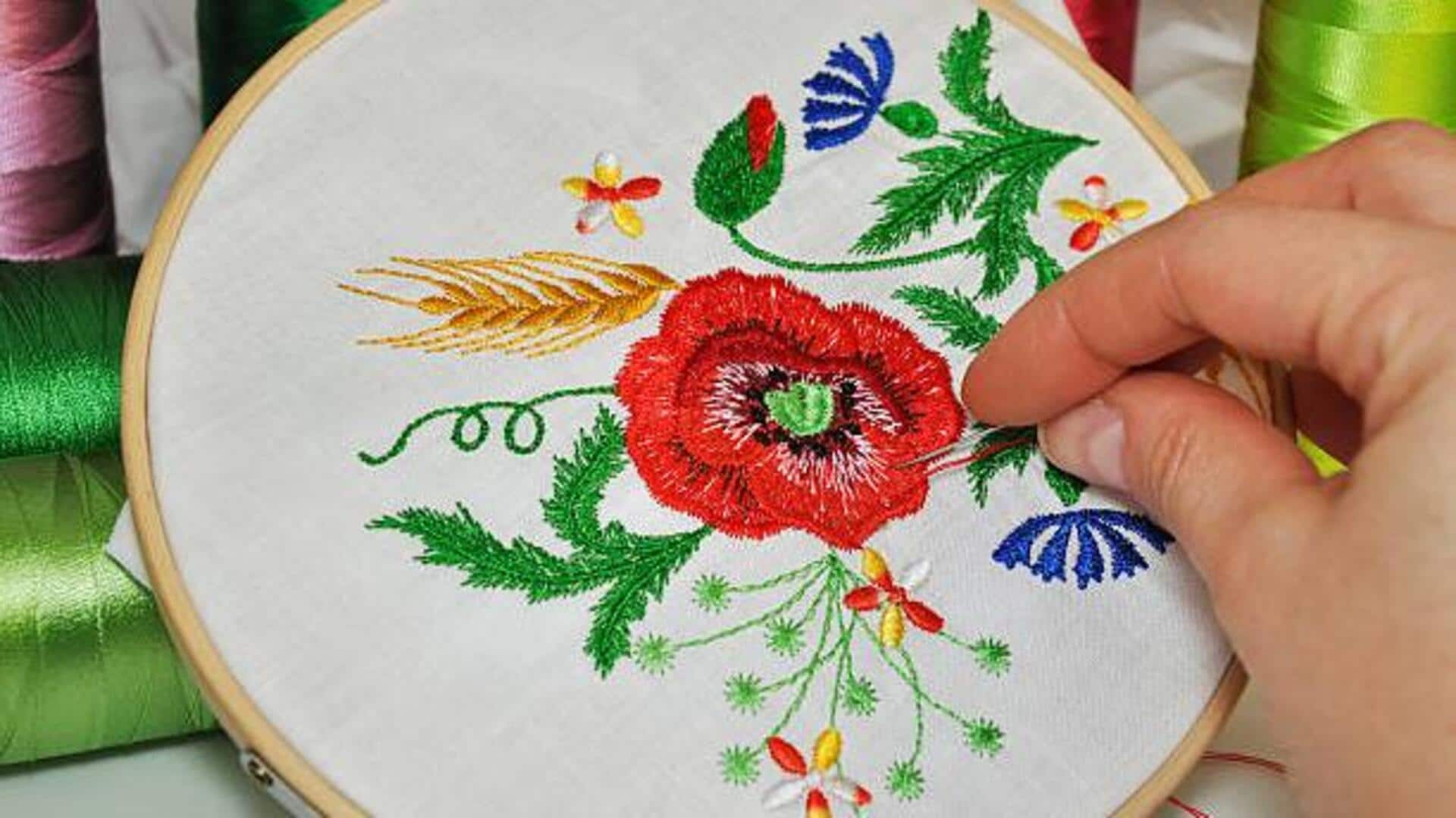 5 วิธีการทำสมาธิผ่านศิลปะการปักผ้า