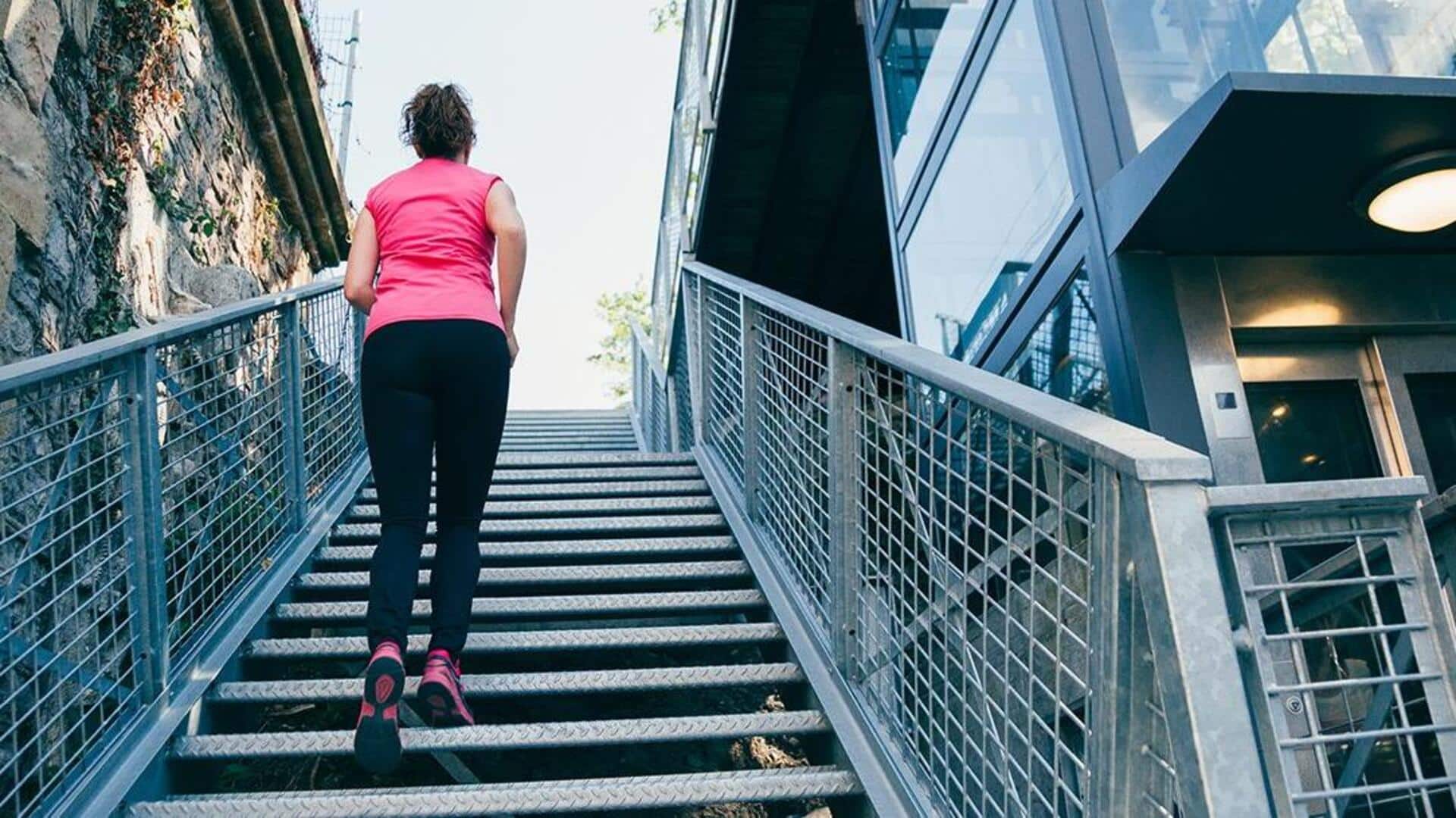 ออกกำลังกายด้วยการเดินขึ้นลงบันได เพื่อสุขภาพแข็งแรง