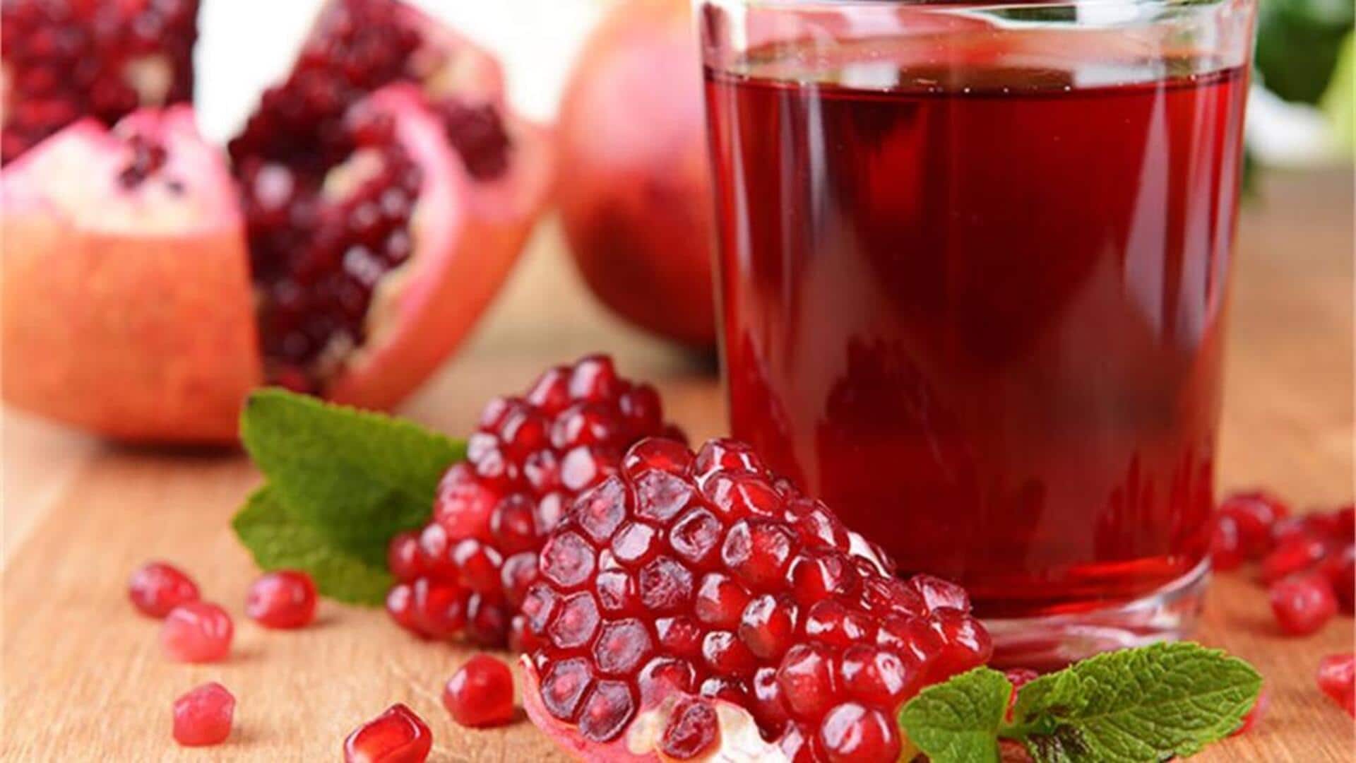 น้ำทับทิมสด: เติมความสดใสให้ของหวาน