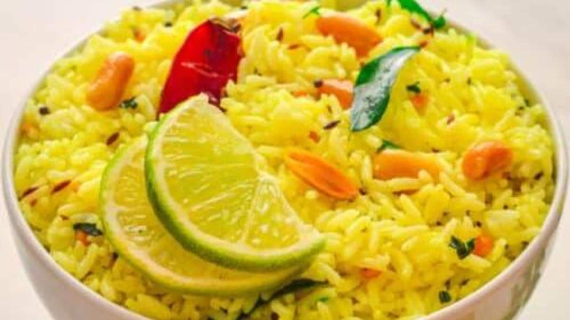 ข้าวมะนาวหอมสดชื่น: เติมรสชาติด้วย 5 ส่วนผสมอร่อย