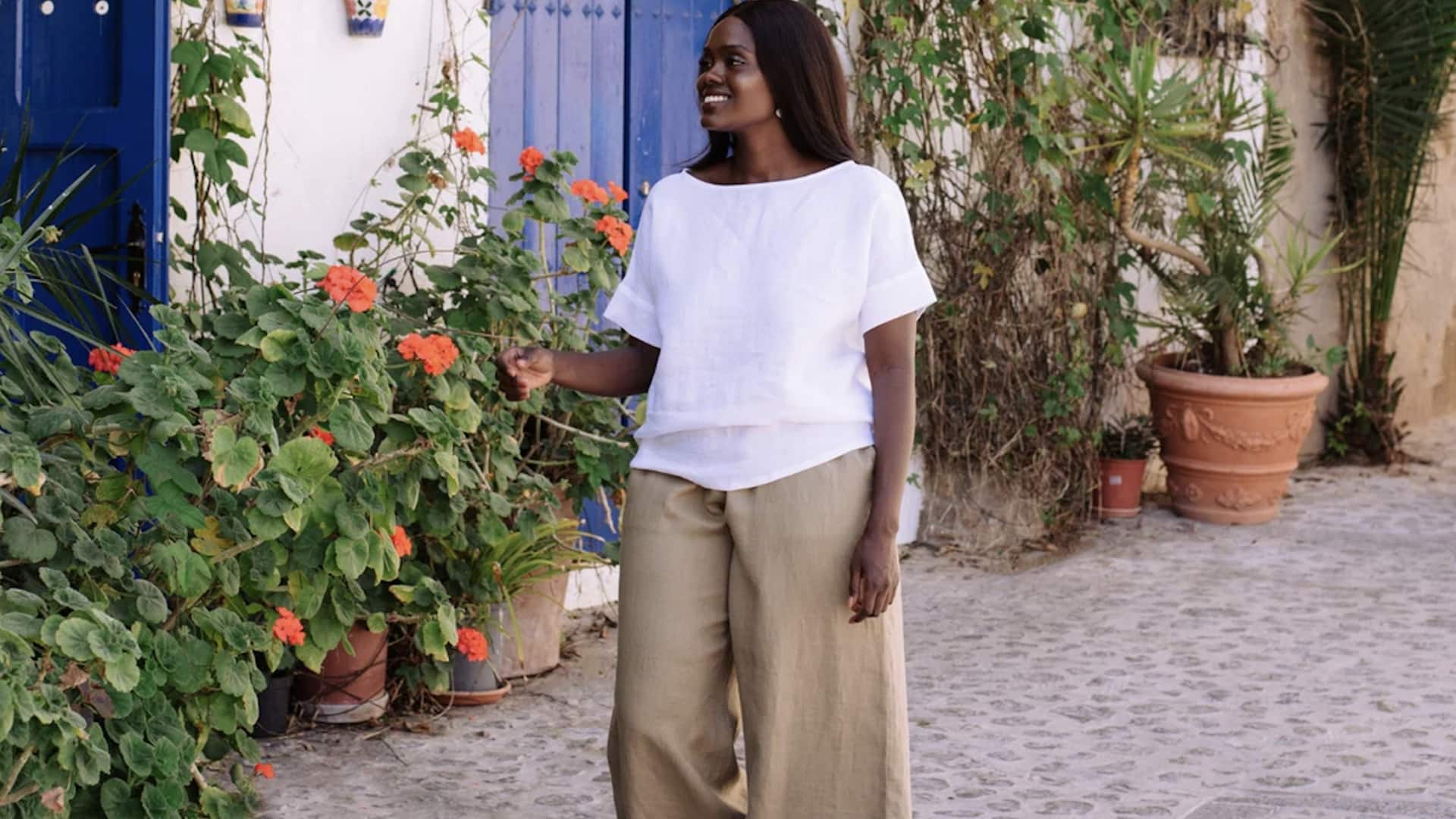 5 สไตล์แมตช์กางเกงลินินพาลาซโซให้ดูดีทุกโอกาส