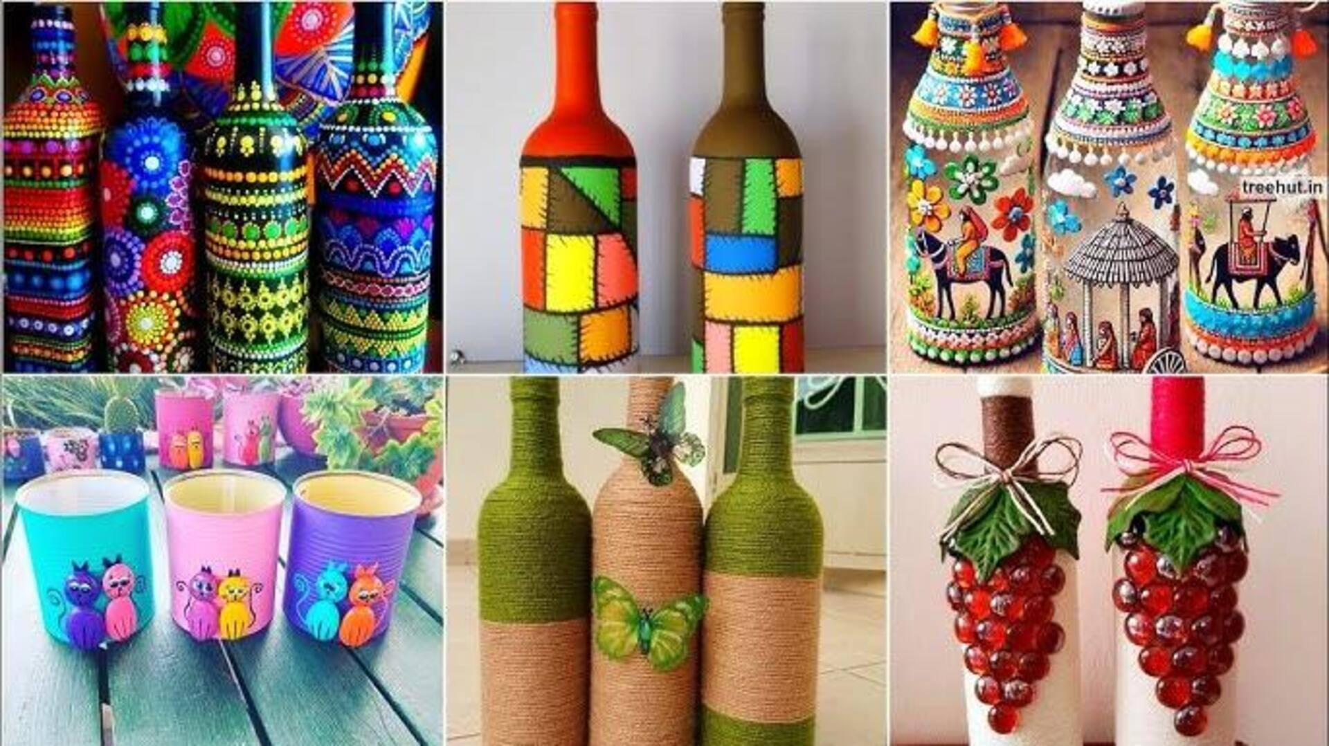 ไอเดียรีไซเคิล: เปลี่ยนขวดแก้วเป็นที่แขวนผ้าเก๋ ๆ ในงบสุดคุ้ม