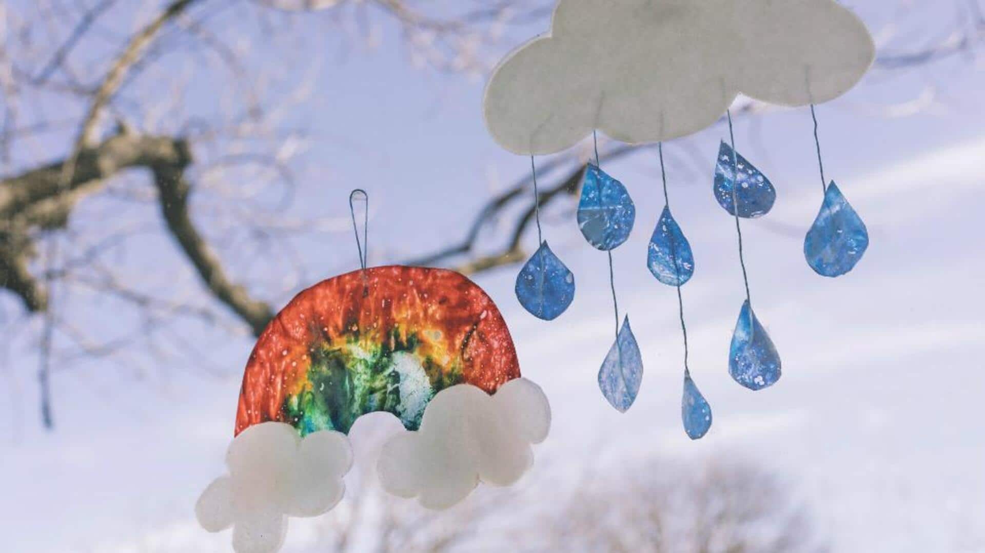 5 วิธีเพิ่มสีสันให้วันฝนตกด้วยงานประดิษฐ์