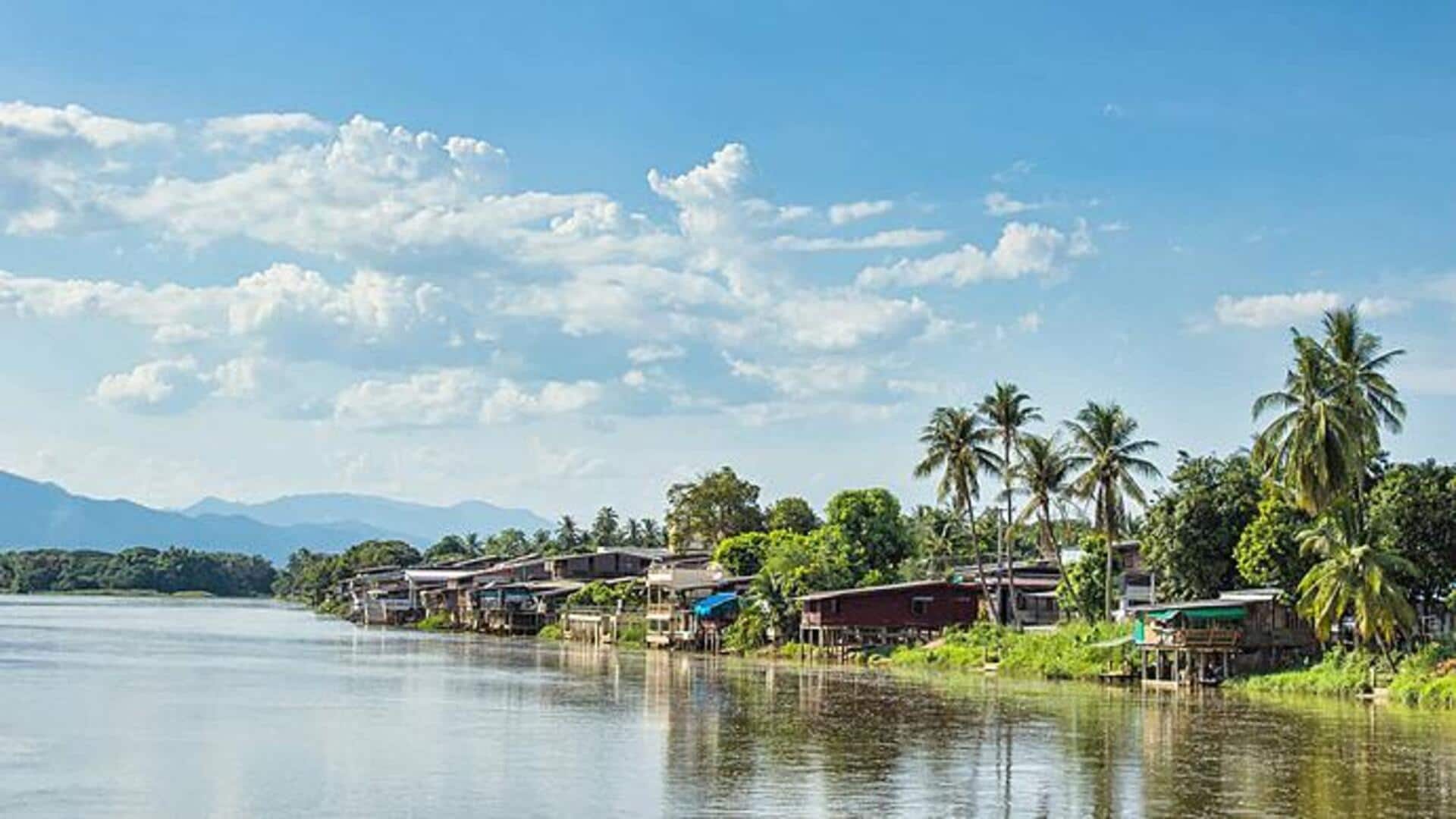 สถานที่พักผ่อนริมแม่น้ำในเชียงใหม่สำหรับยามเย็น สถานที่พักผ่อนริมแม่น้ำในเชียงใหม่สำหรับยามเย็น