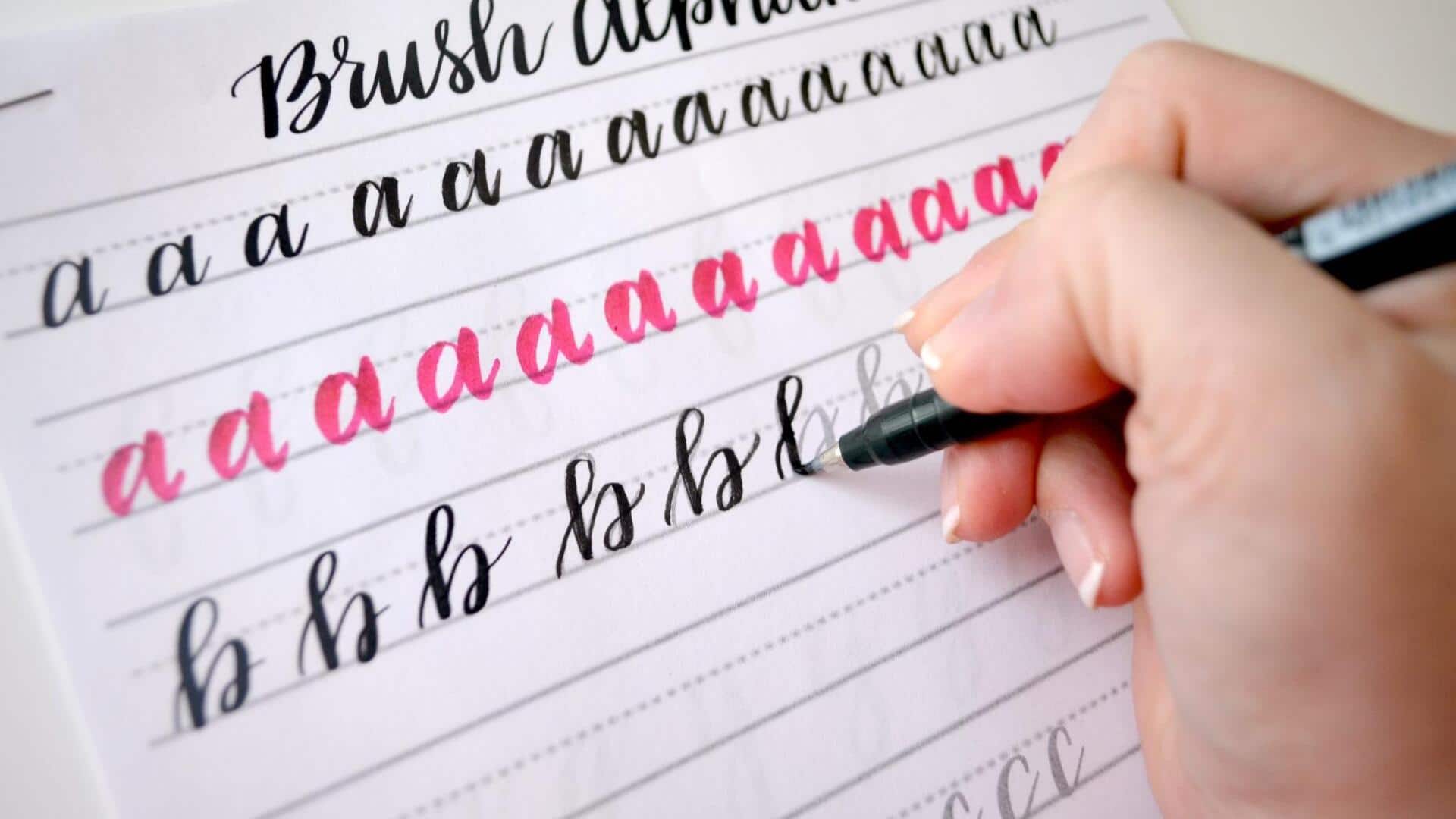 เรียนรู้การฝึกสติผ่านการเขียนตัวอักษร