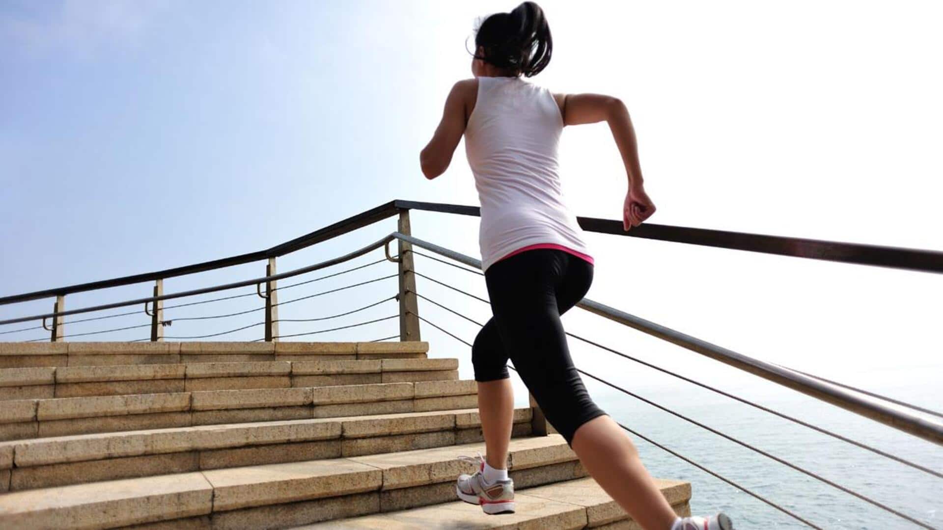 เพิ่มพลังงานด้วยการออกกำลังกายขึ้นบันได