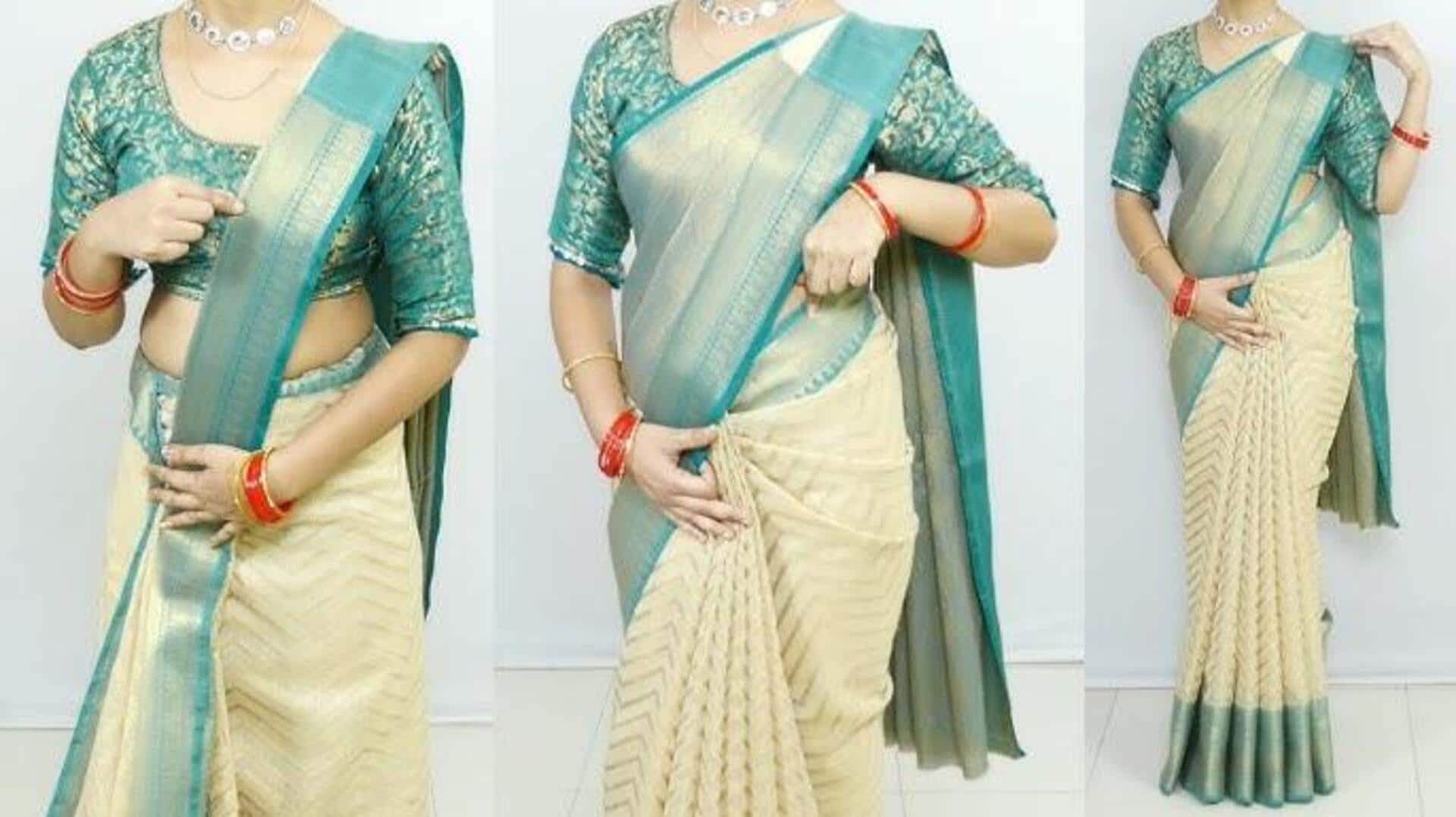 5 สไตล์ส่าหรีที่แมตช์กับเสื้อเคเดียได้ลงตัว