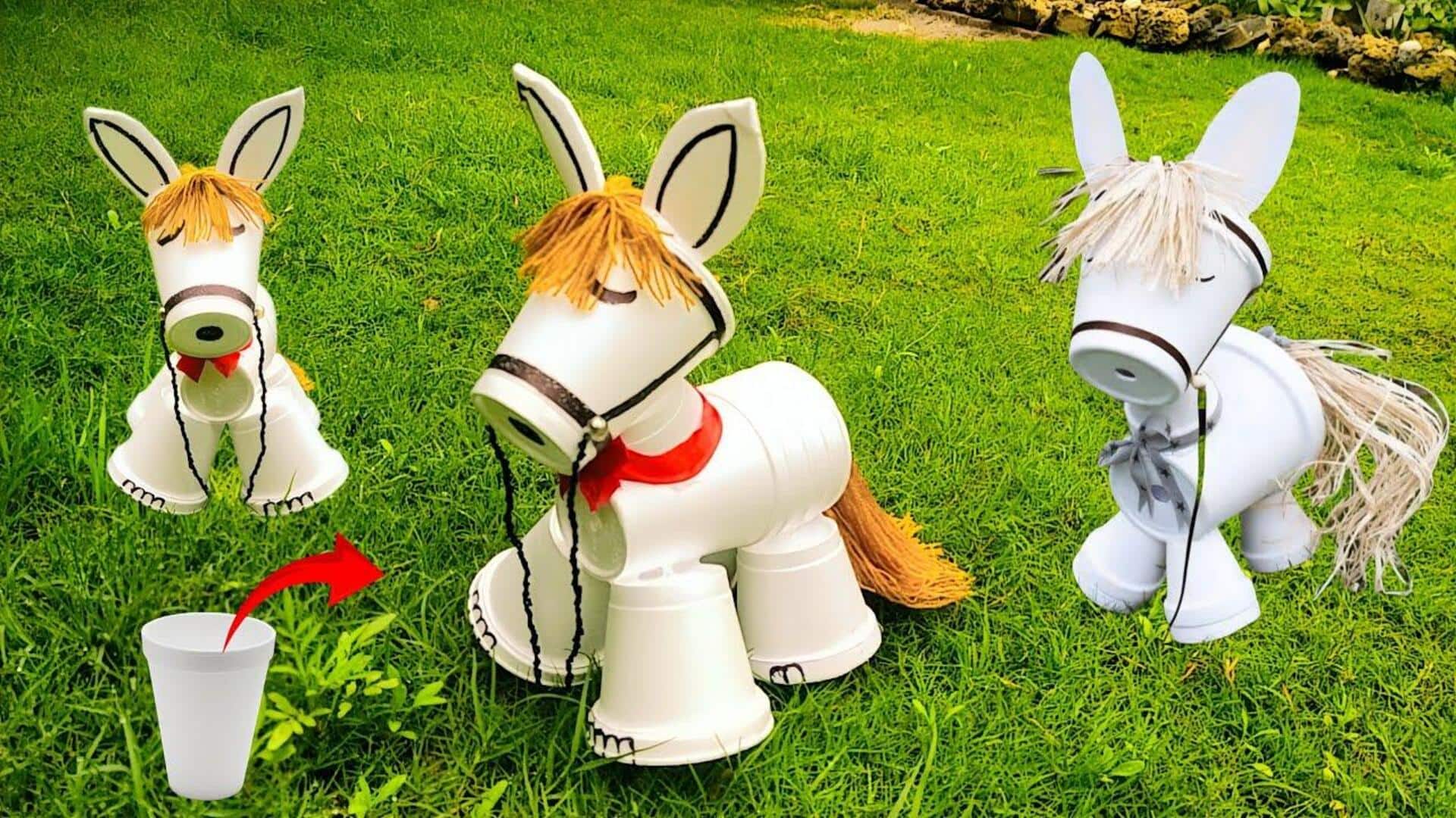 ไอเดียรีไซเคิลแก้วกระดาษเหลือใช้เป็นกระถางต้นไม้สุดเก๋