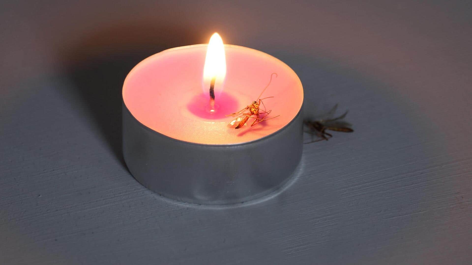 สร้างแสงสว่างประหยัดด้วยเศษเทียนเหลือใช้