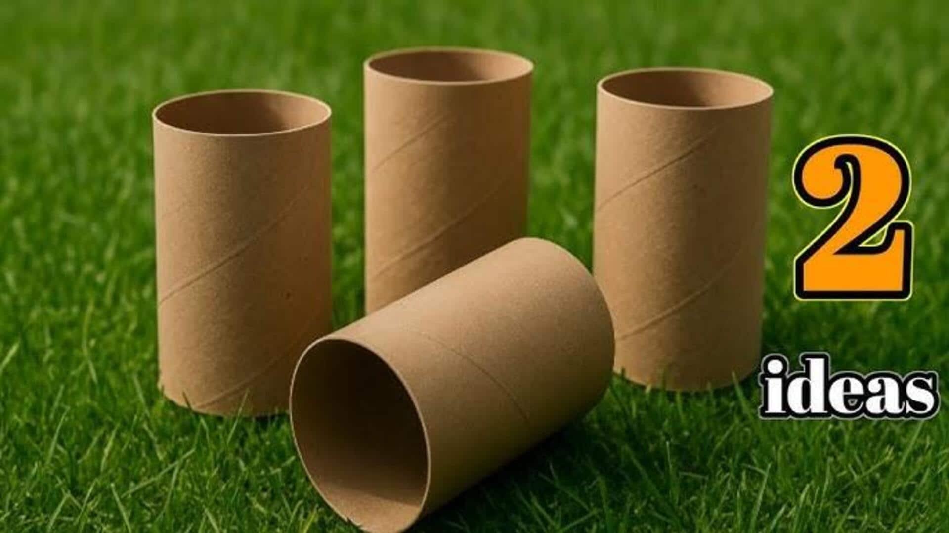 เปลี่ยนกระดาษทิชชู่ม้วนเปล่าเป็นไอเดียประหยัดงบ