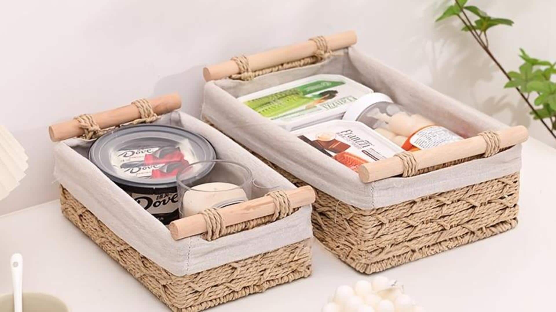 จัดตะกร้าเก็บของใช้ประจำวัน ทำให้เช้าของคุณง่ายและราบรื่นขึ้น