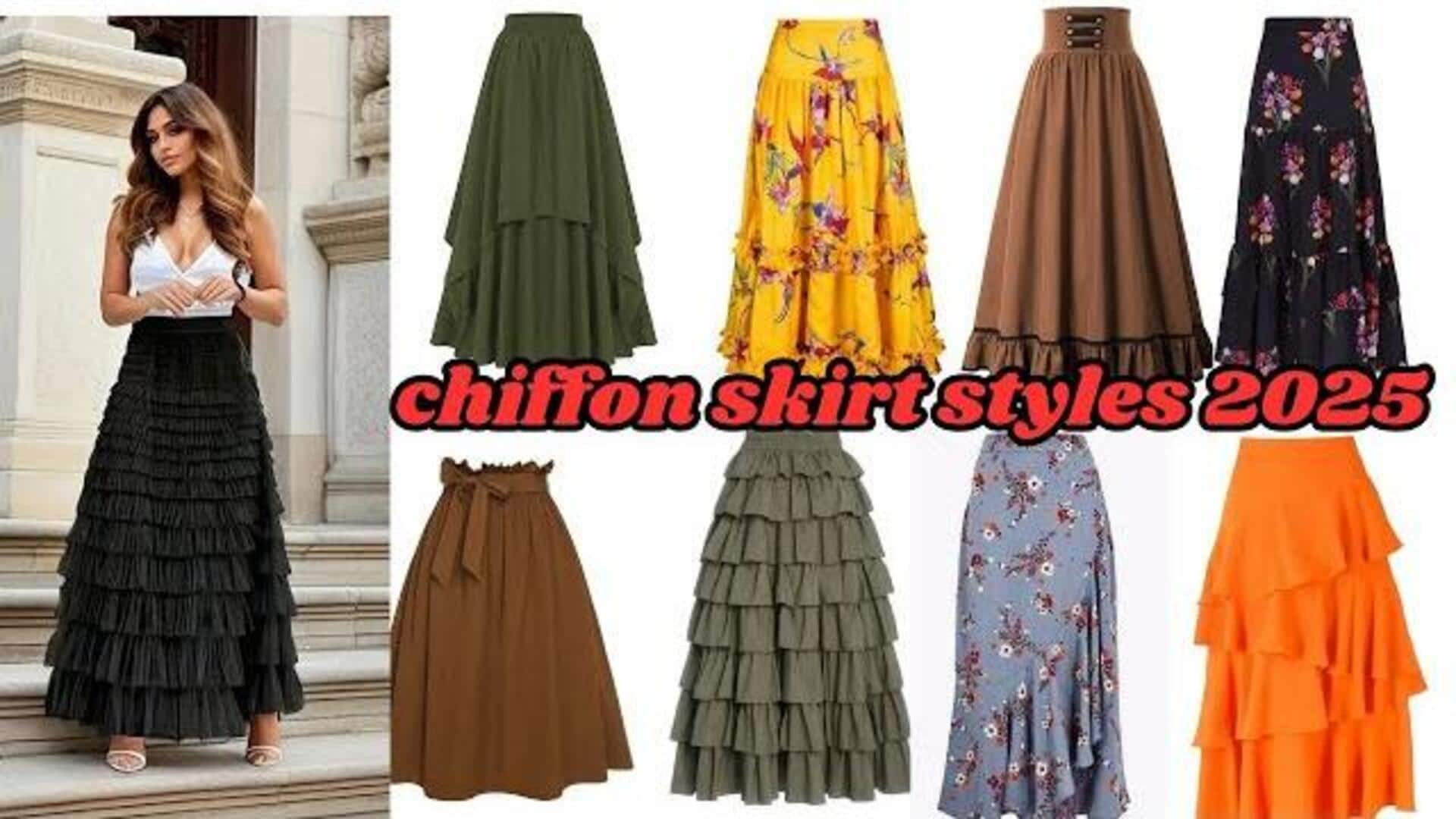 5 สไตล์แฟชั่นที่แมตช์ลงตัวกับกระโปรงชีฟอง