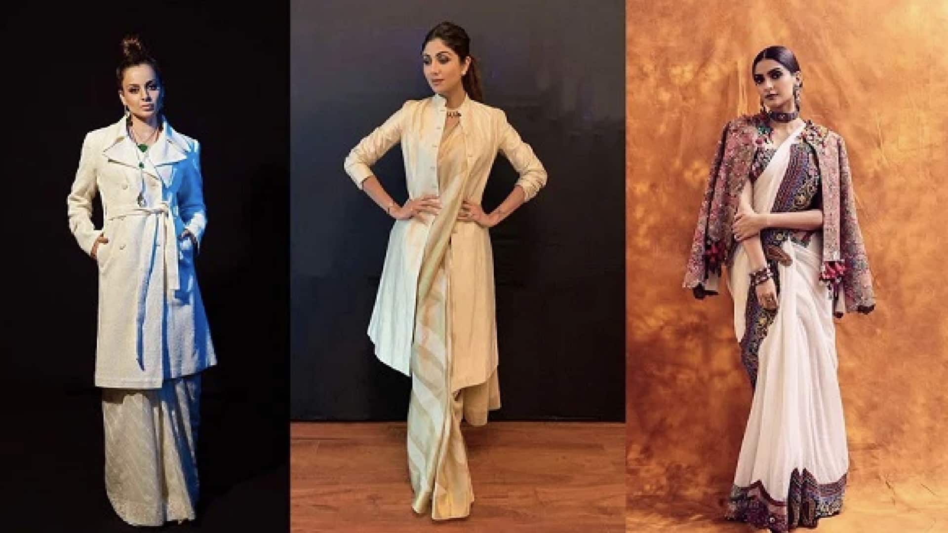 สไตล์ส่าหรีที่แมตช์กับเสื้อคลุมได้ลงตัว