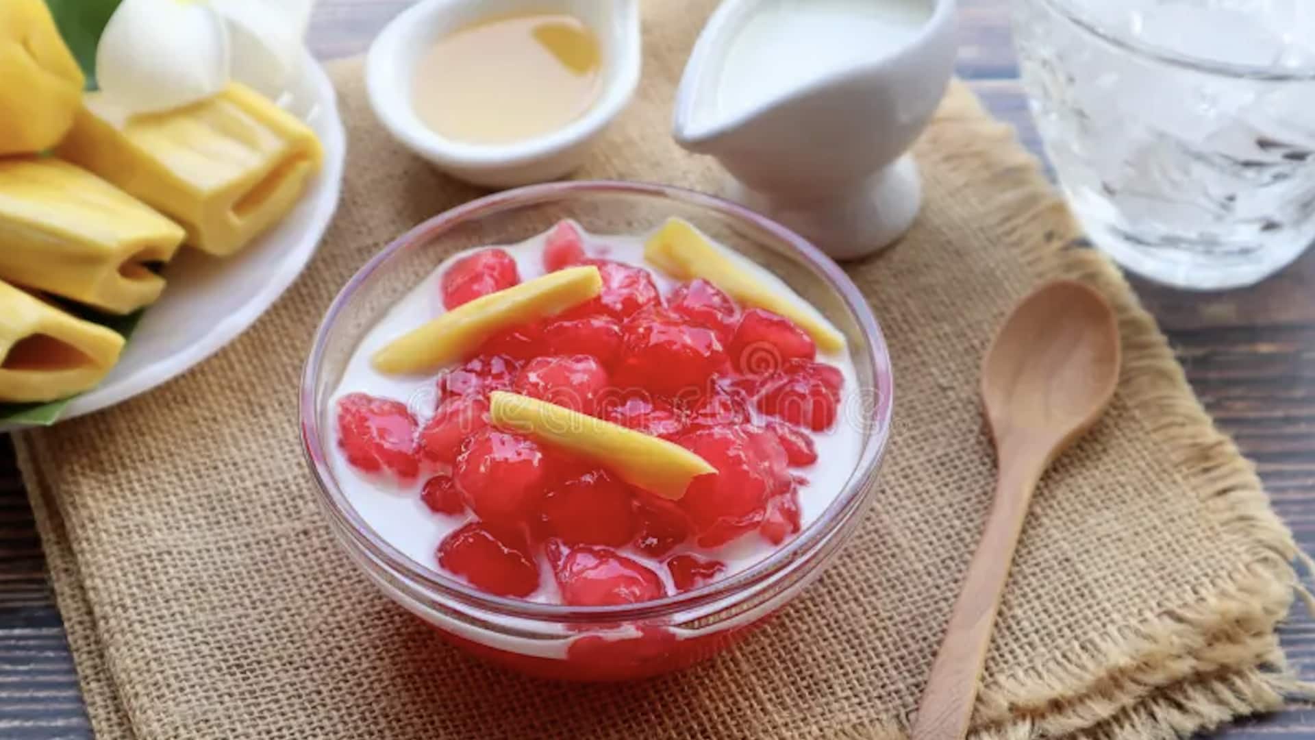 ขนมแป้งเกาลัดผสมขนุน: ของหวานสไตล์ไทยที่สดชื่น