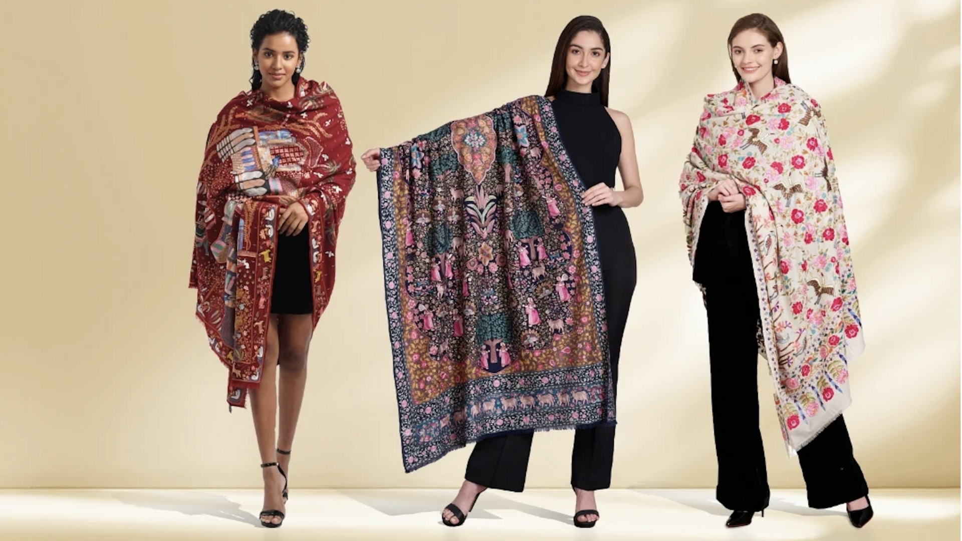 5 สไตล์ที่เข้ากันได้ดีกับผ้าพันคอพาชมินา