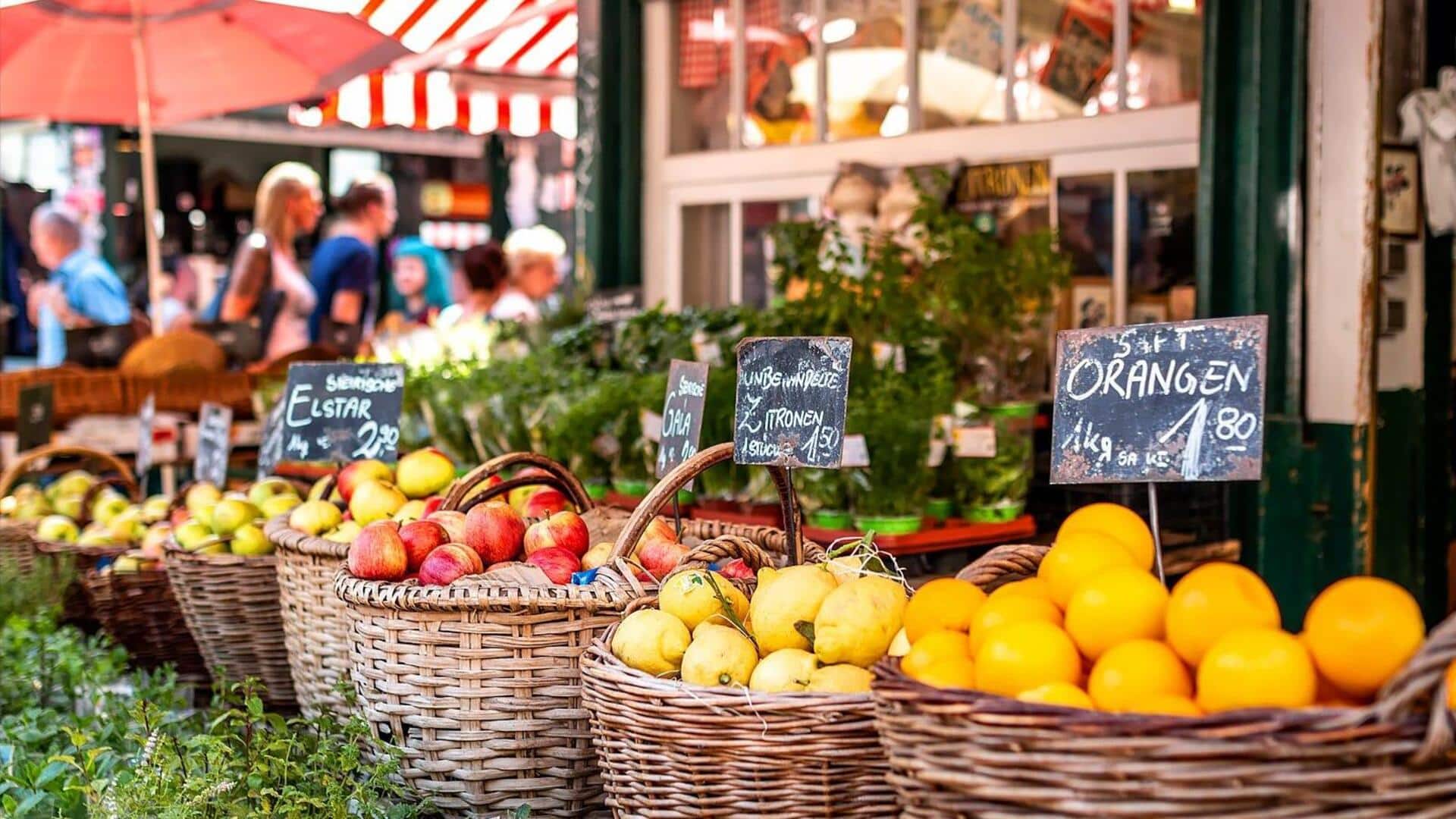 ตลาดผักมังสวิรัติที่น่าสนใจในเวียนนา