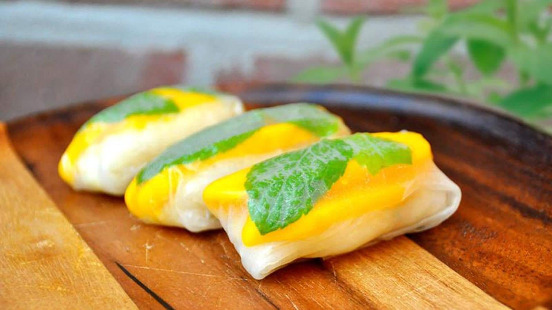 ปอเปี๊ยะมะม่วงข้าวเหนียว: ความอร่อยในสไตล์ใหม่ ปอเปี๊ยะมะม่วงข้าวเหนียว: ความอร่อยในสไตล์ใหม่