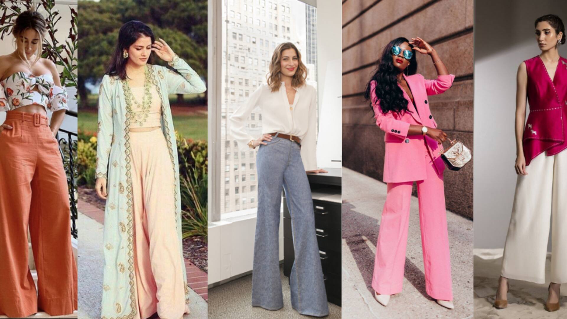 5 สไตล์แมตช์กางเกงพาลาซโซ่กำมะหยี่ให้ดูดีลงตัว