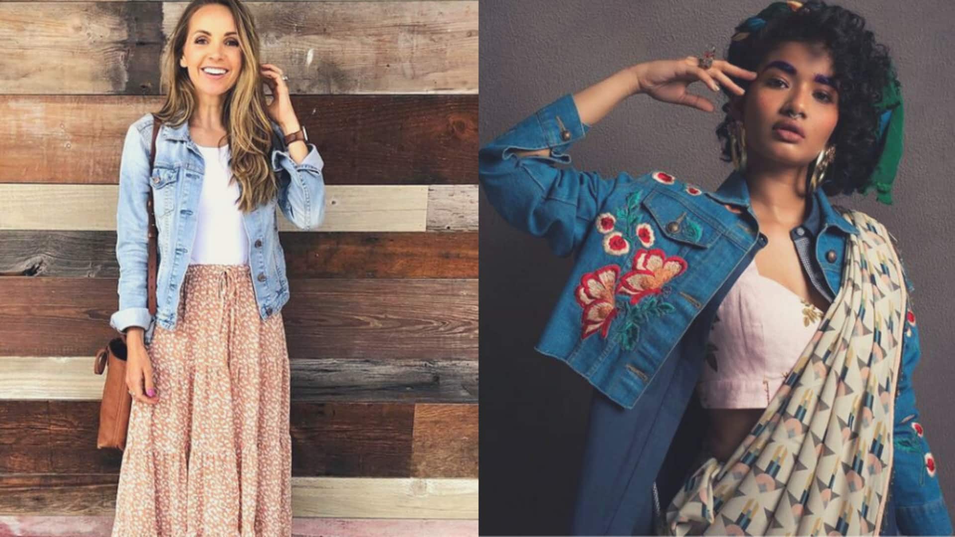 5 สไตล์แจ็คเก็ตยีนส์ที่แมทช์กับเลเฮงก้าได้ลงตัว